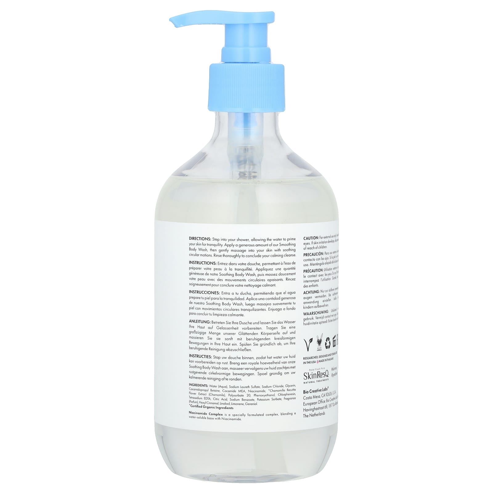 Petal Fresh, Skin ResQ Natural Treatments, Smoothing Body Wash, 16 fl oz (473 ml) - Image 2