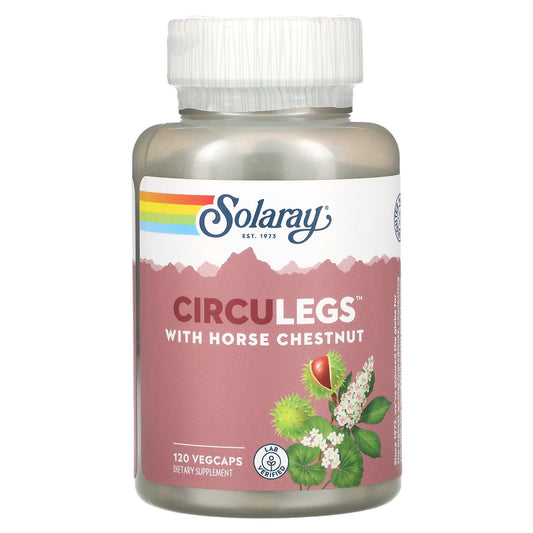 Solaray, CircuLegs with Horse Chestnut, 120 VegCaps - Image 1
