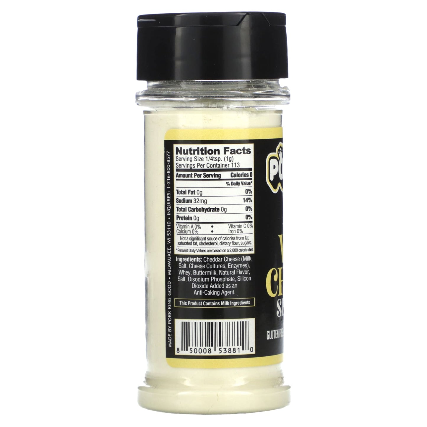 Pork King Good, White Cheddar Seasoning, 2.75 oz (78 g) - Image 2