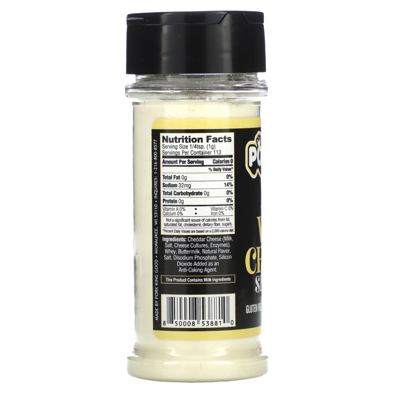 Pork King Good, White Cheddar Seasoning, 2.75 oz (78 g) - Image 2