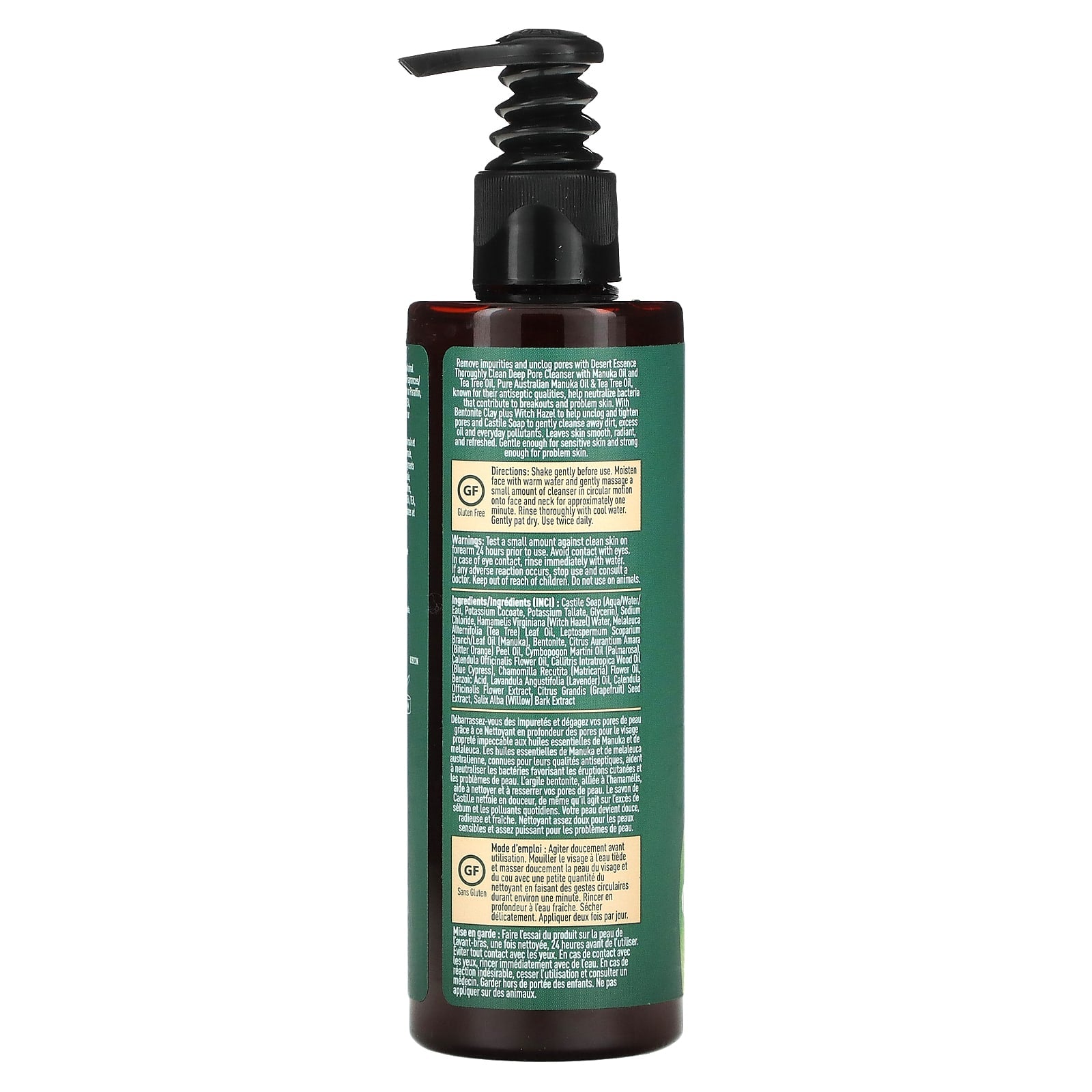 Desert Essence Thoroughly Clean Deep Pore Cleanser - 8.5 fl oz (250 ml) - Image 2