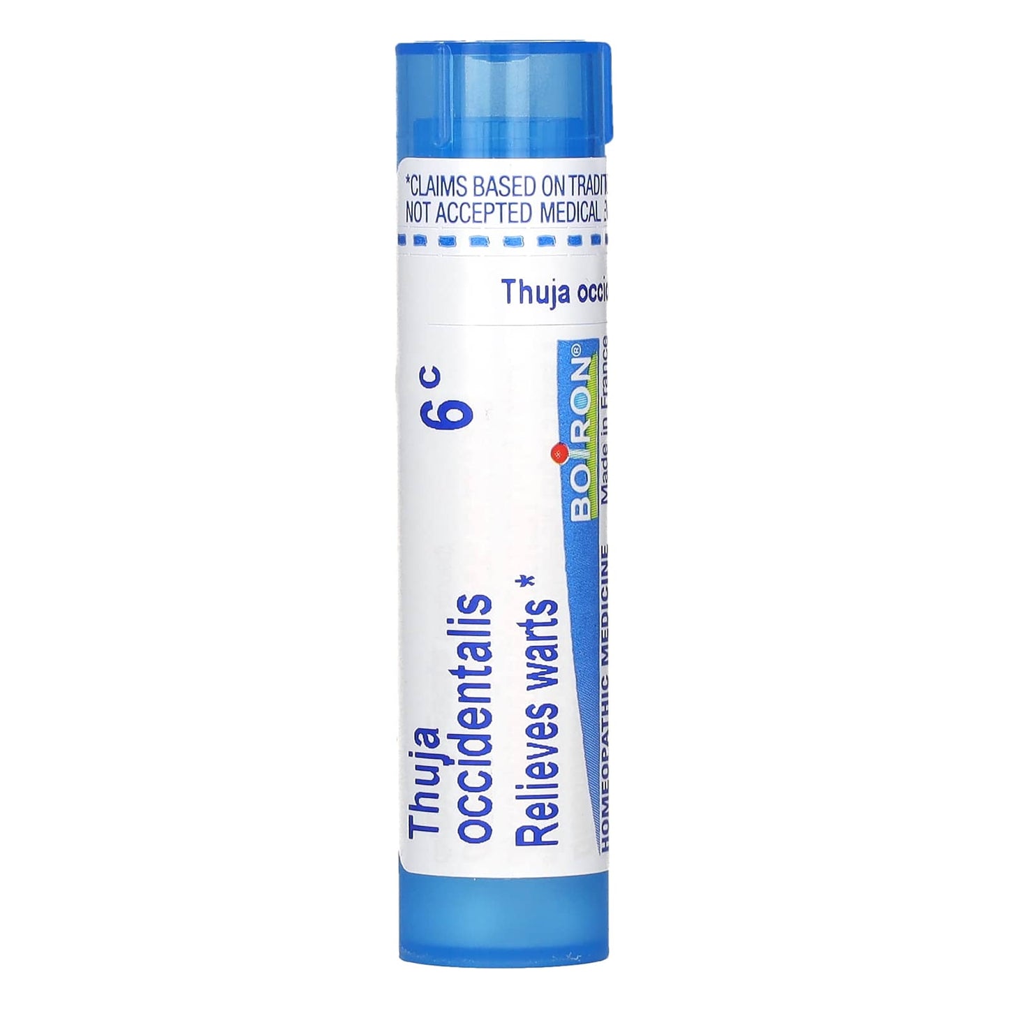 Thuja Occidentalis 6C Homeopathic Medicine for Wart Relief - 80 Pellets by Boiron - Image 1
