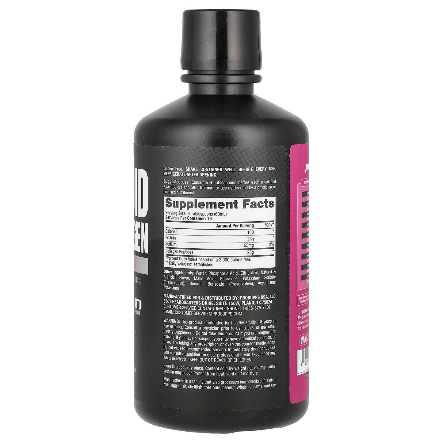 ProSupps, Amino 23 Liquid Collagen, Berry, 32 fl oz (960 ml) - Image 2