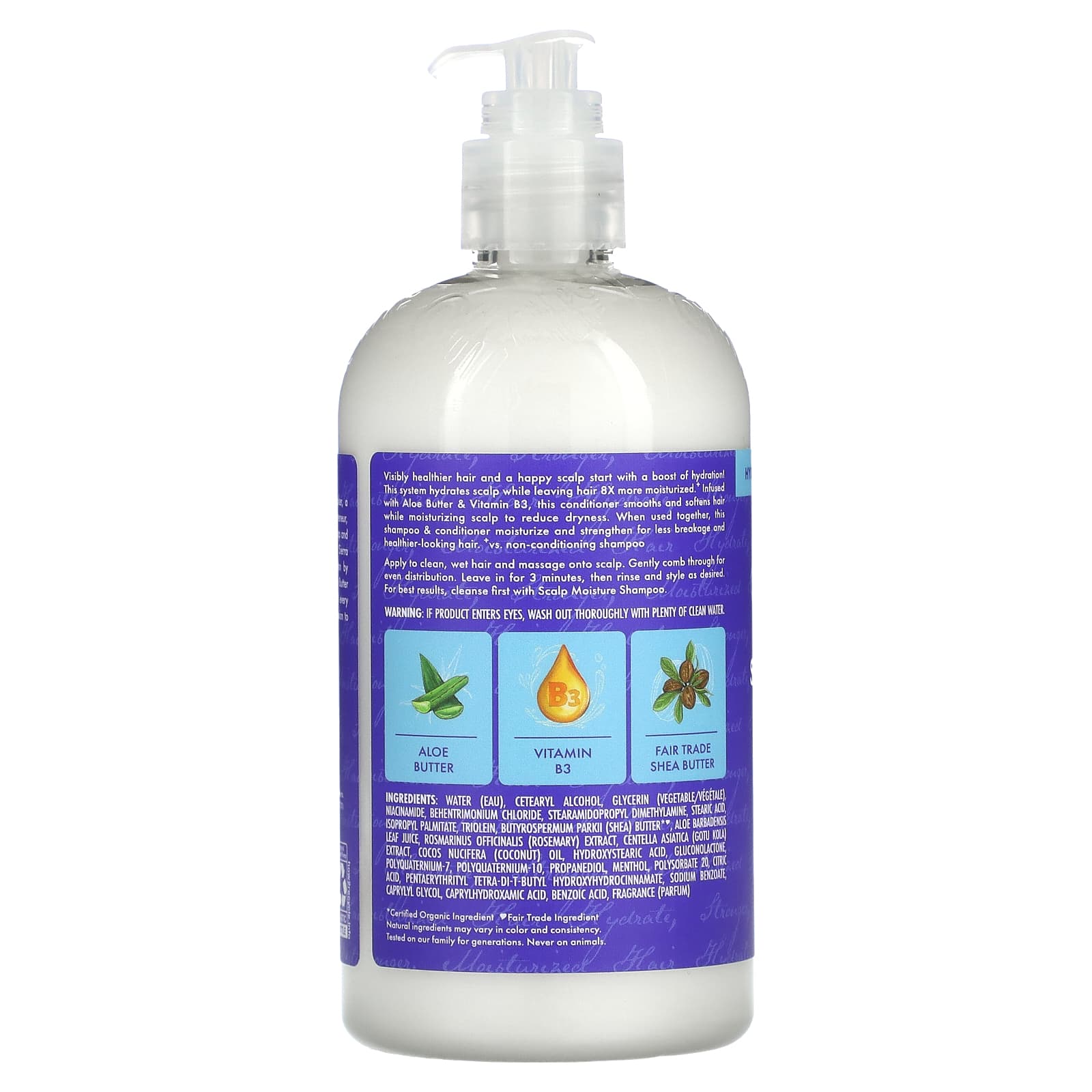 SheaMoisture, Scalp Moisture Conditioner, Aloe Butter, 13 fl oz (384 ml) - Image 2