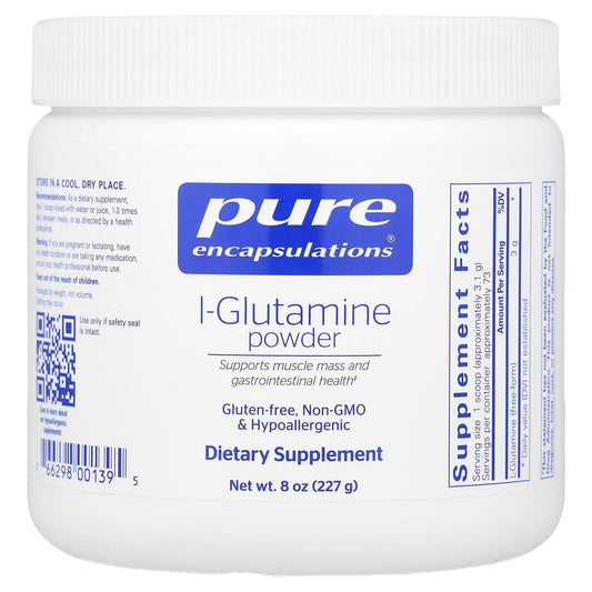 Pure Encapsulations, L-Glutamine Powder, 8 oz (227 g) - Image 1