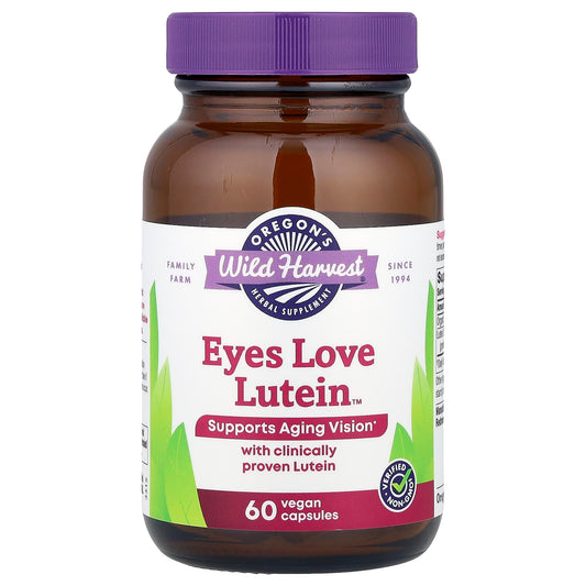 Oregon's Wild Harvest, Eyes Love Lutein™, 60 Vegan Capsules - Image 1