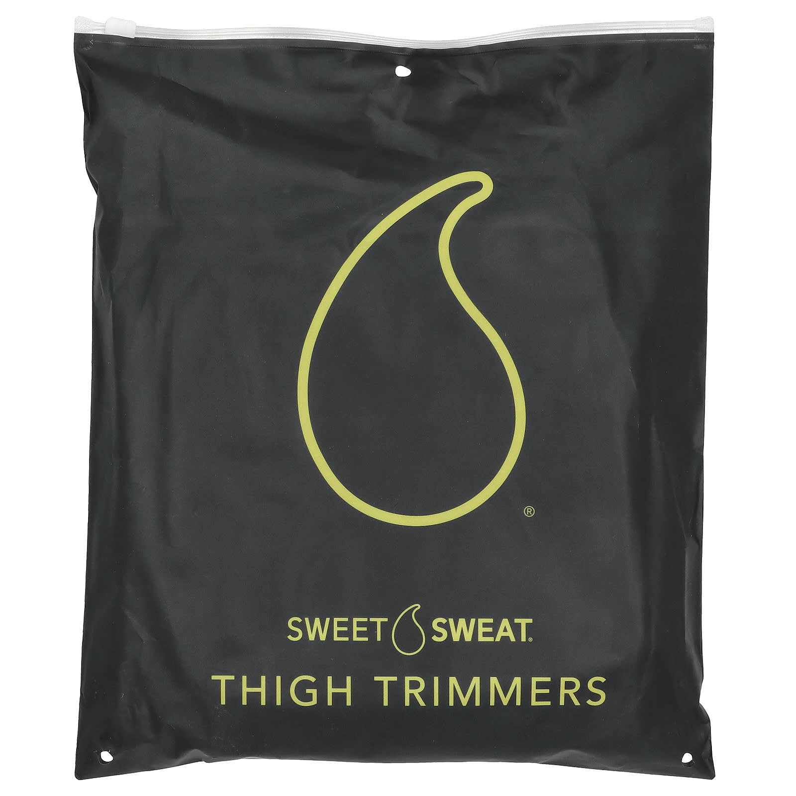 Sports Research, Sweet Sweat®, Thigh Trimmers, Medium, Black & Yellow, 1 Pair - Image 1