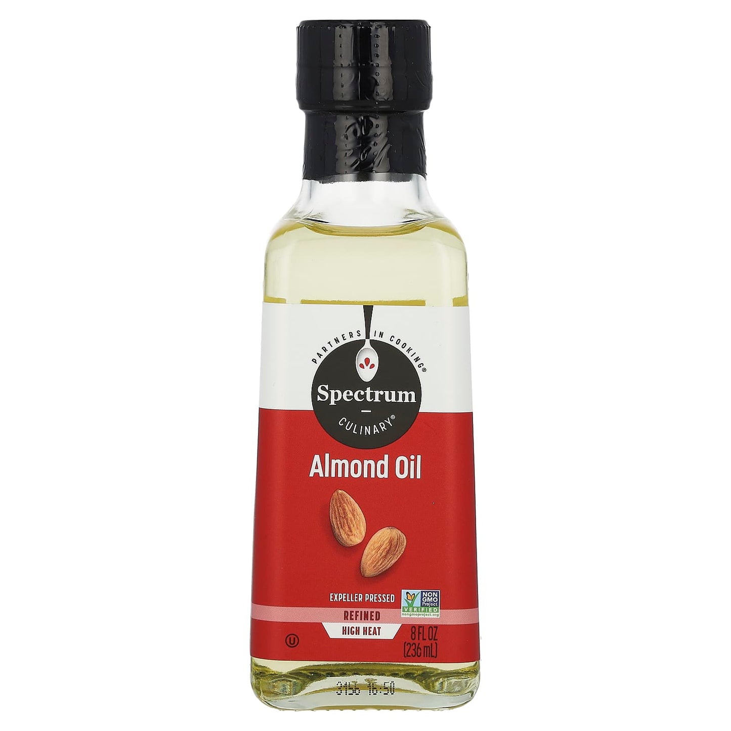 Spectrum Culinary, Almond Oil, Refined, 8 fl oz (236 ml) - Image 1