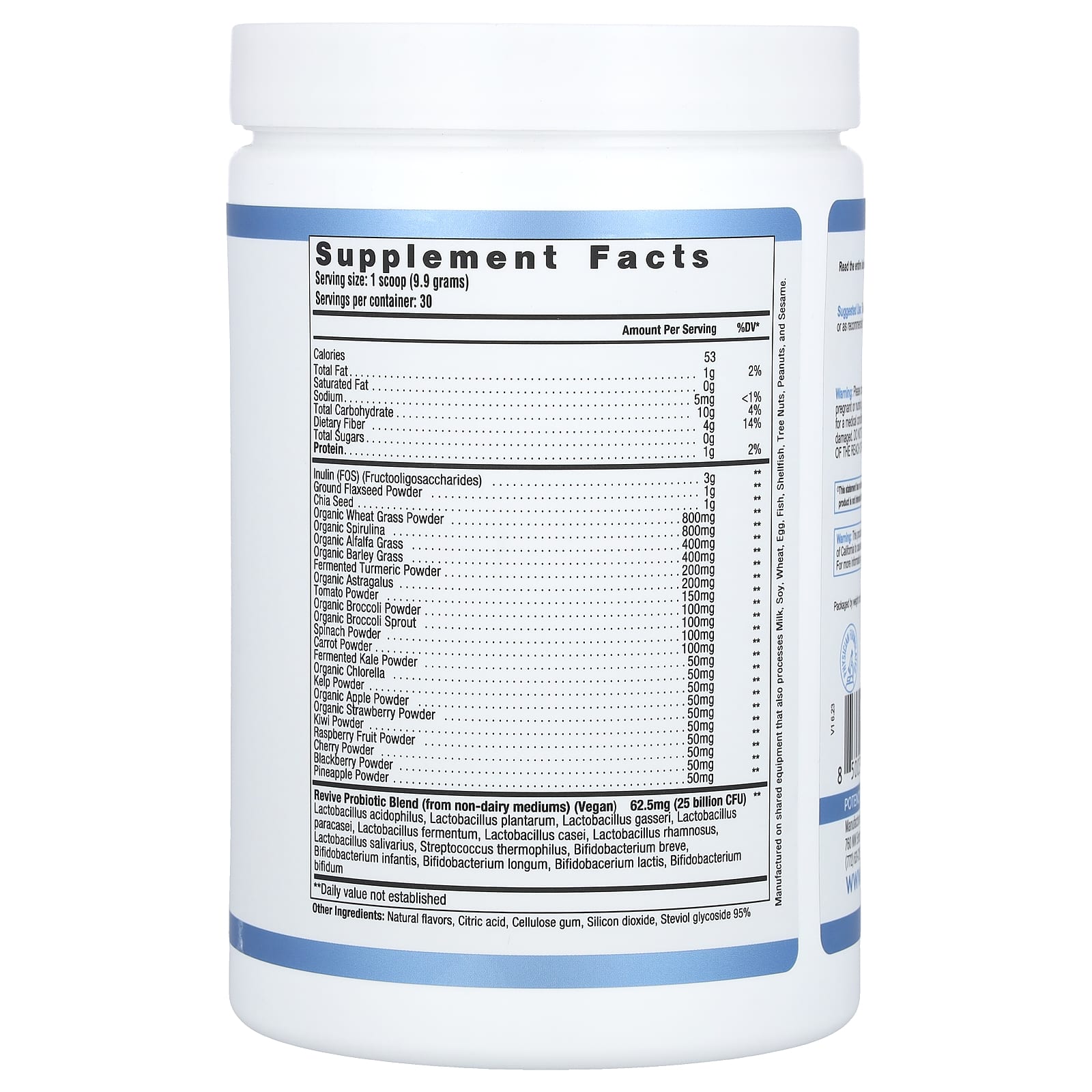 Revive, Daily Greens, Fresh Berry, 10.47 oz (297 g) - Image 2