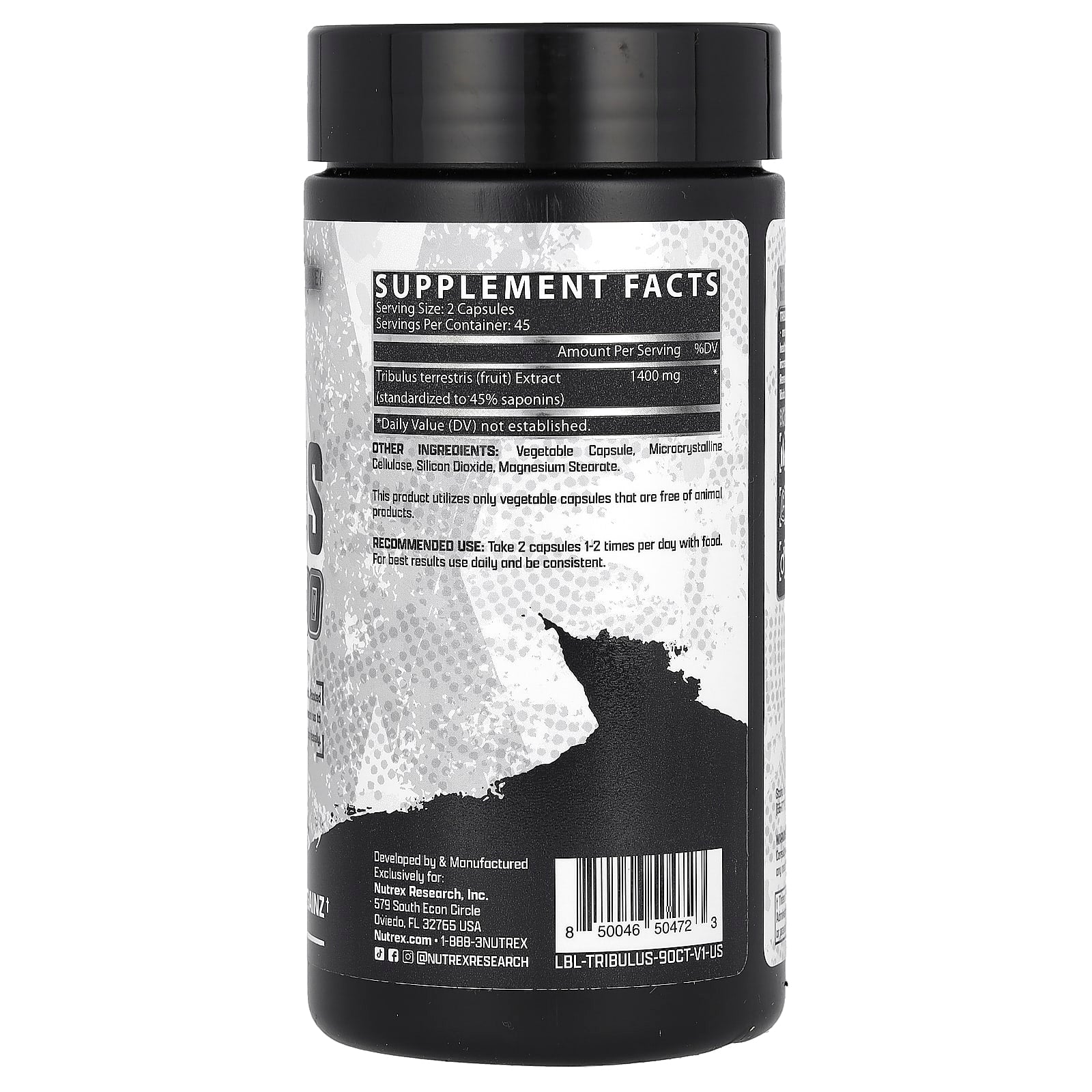 Nutrex Research, Tribulus 1400, 90 Capsules (700 mg per Capsule) - Image 2