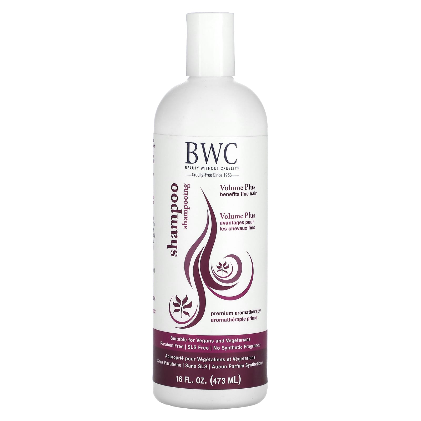 Cruelty-Free Vegan Shampoo for Fine Hair & Volume - 16 fl oz - Image 1