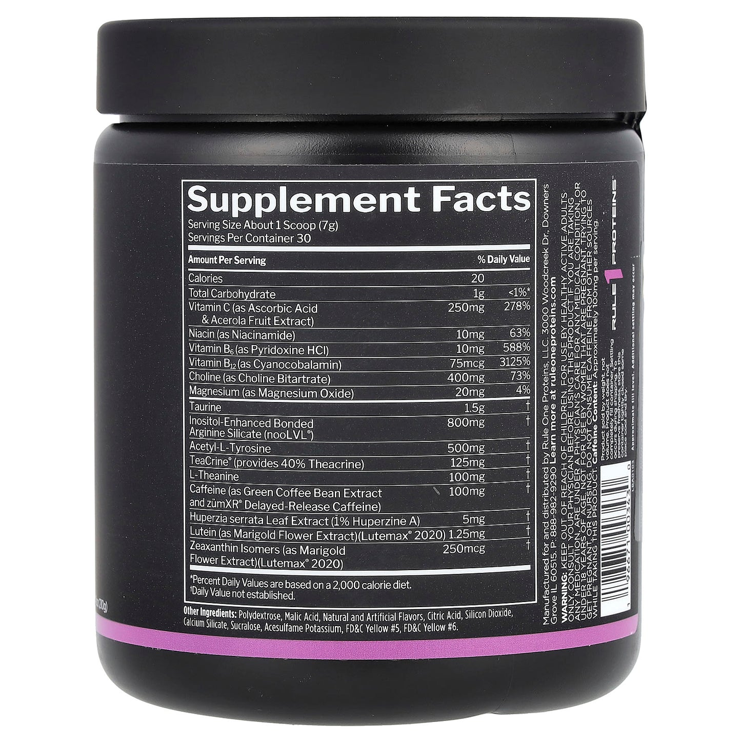 Rule One Proteins, Energized Cognition, Golden Gummy, 7.41 oz (210 g) - Image 2