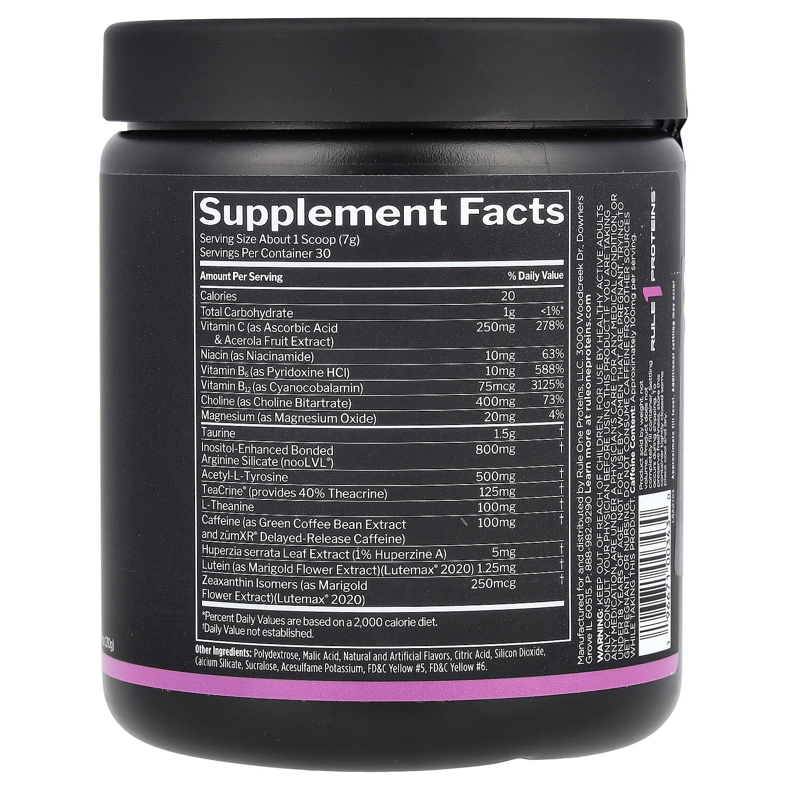 Rule One Proteins, Energized Cognition, Golden Gummy, 7.41 oz (210 g) - Image 2