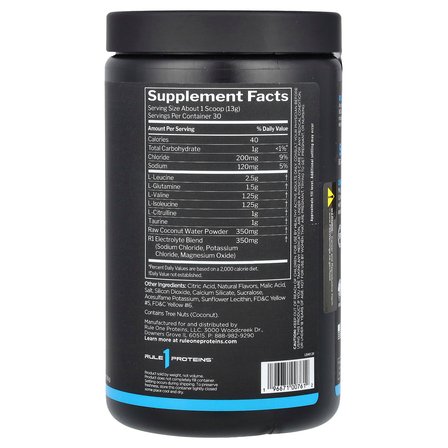Rule One Proteins, Active BCAA, Peach Mango, 13.76 oz (390 g) - Image 2