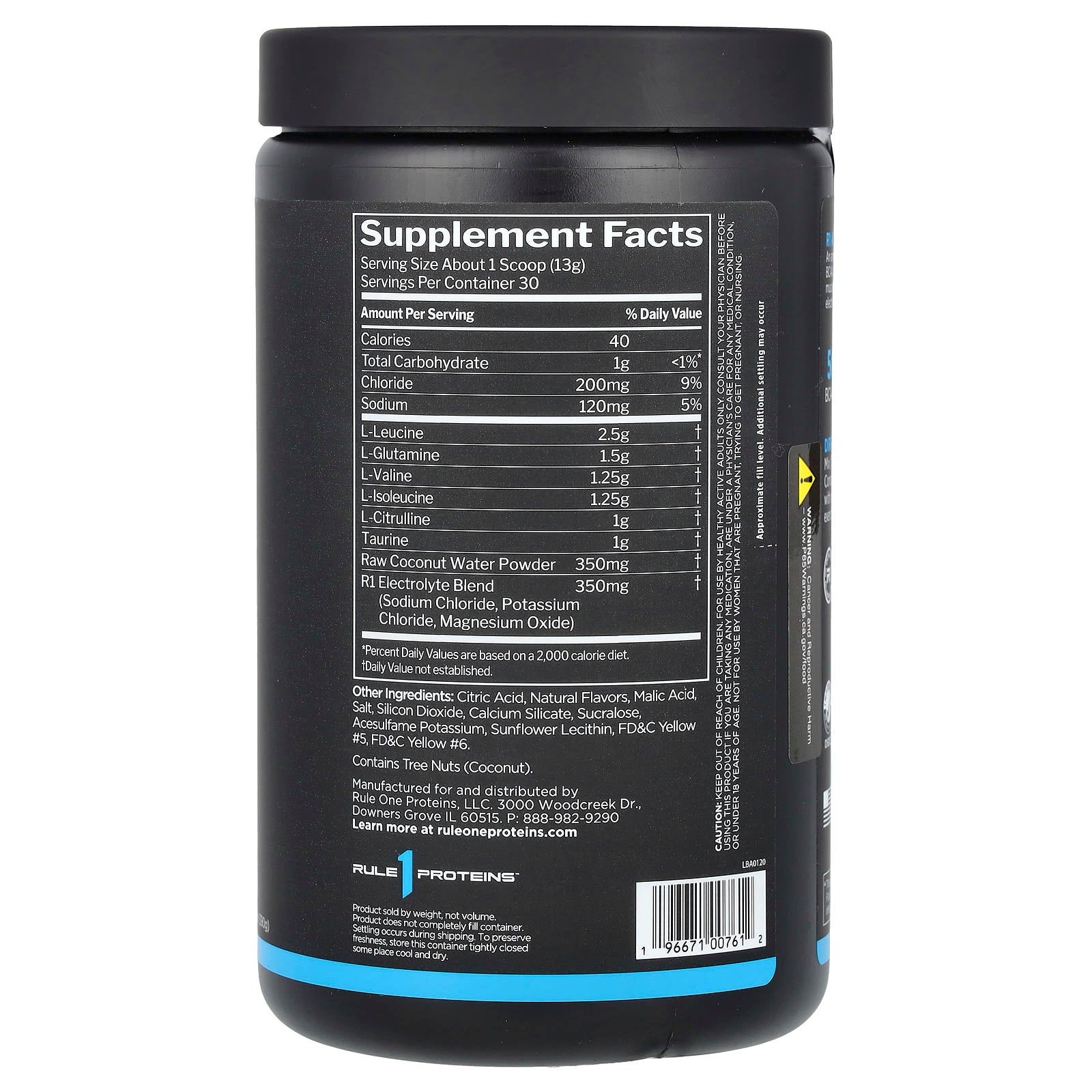 Rule One Proteins, Active BCAA, Peach Mango, 13.76 oz (390 g) - Image 2