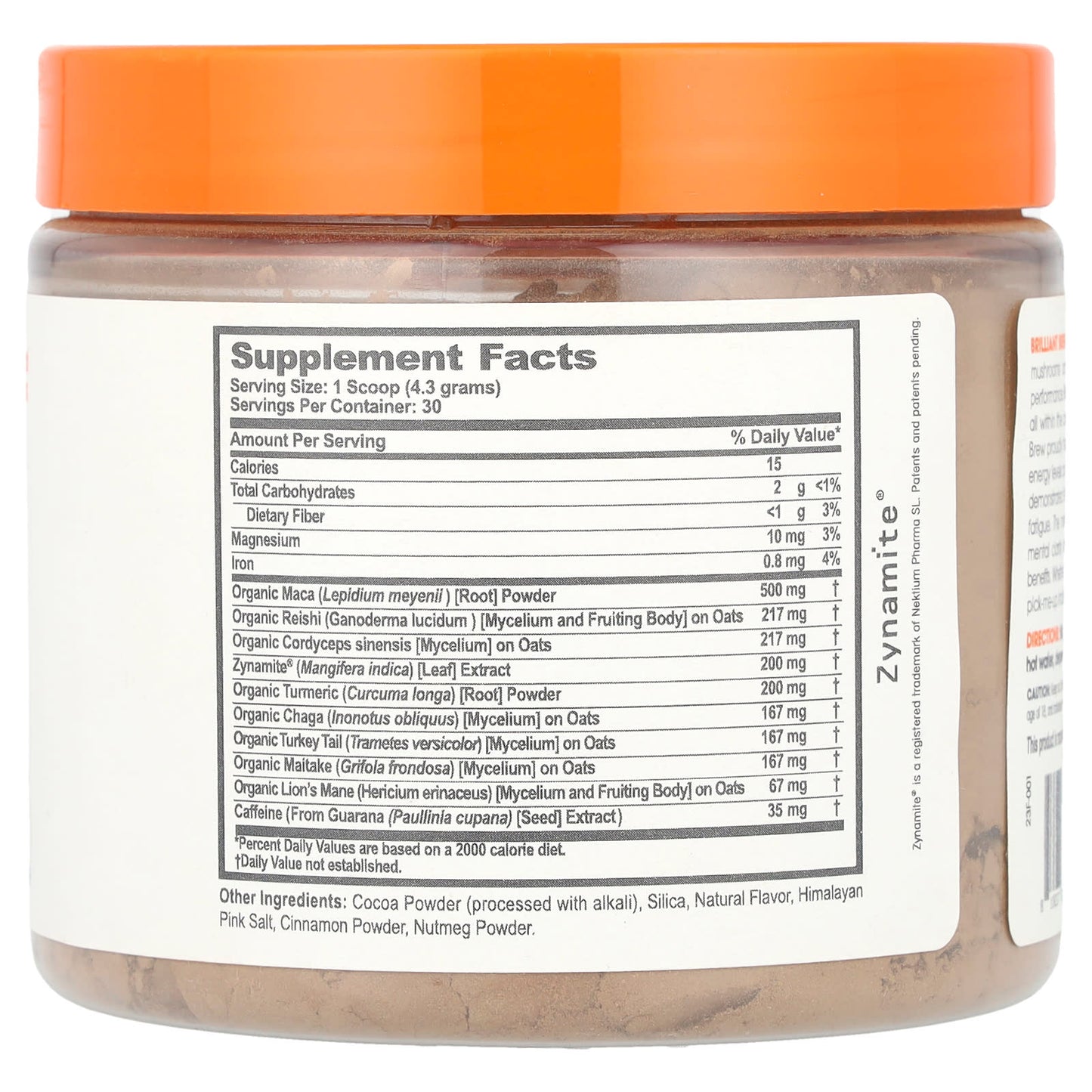 The Genius Brand, Brilliant Brew, Coffee Alternative, Unsweeted, 4.6 oz (129 g) - Image 2