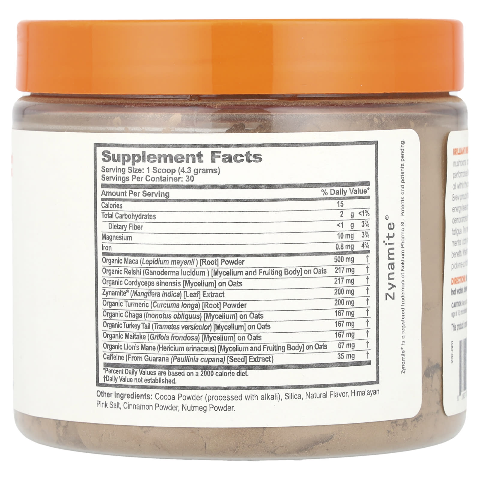 The Genius Brand, Brilliant Brew, Coffee Alternative, Unsweeted, 4.6 oz (129 g) - Image 2