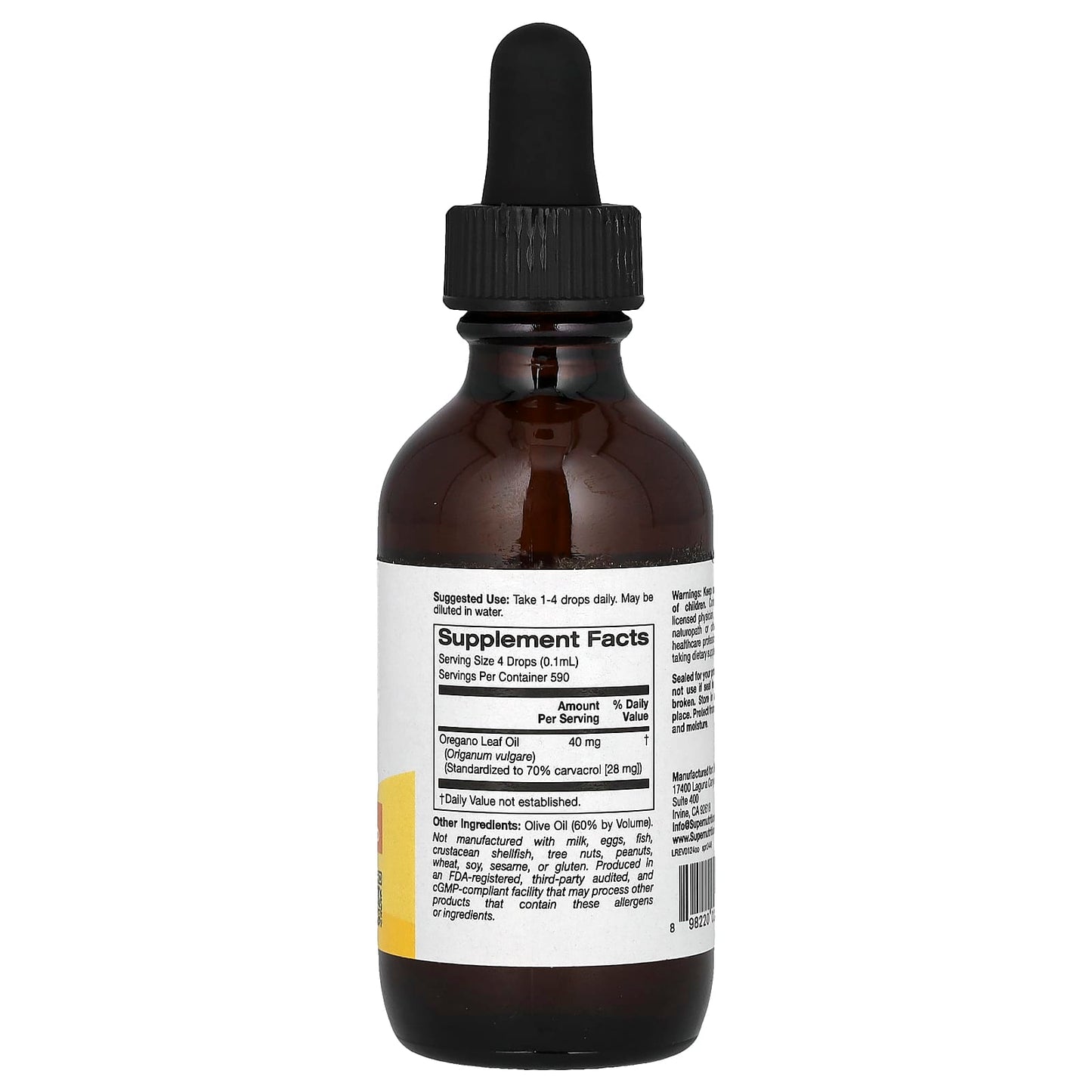 Super Nutrition's Potent Oregano Oil for Immune Support - Image 2