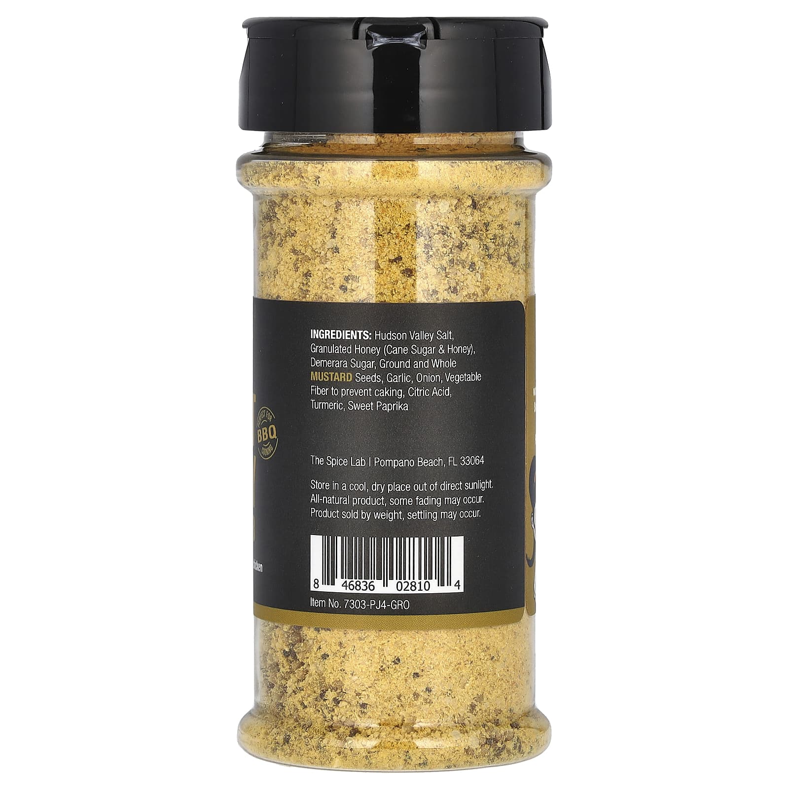 The Spice Lab, Sweet + Tangy Mustard Rub, 5.7 oz (161 g) - Image 2
