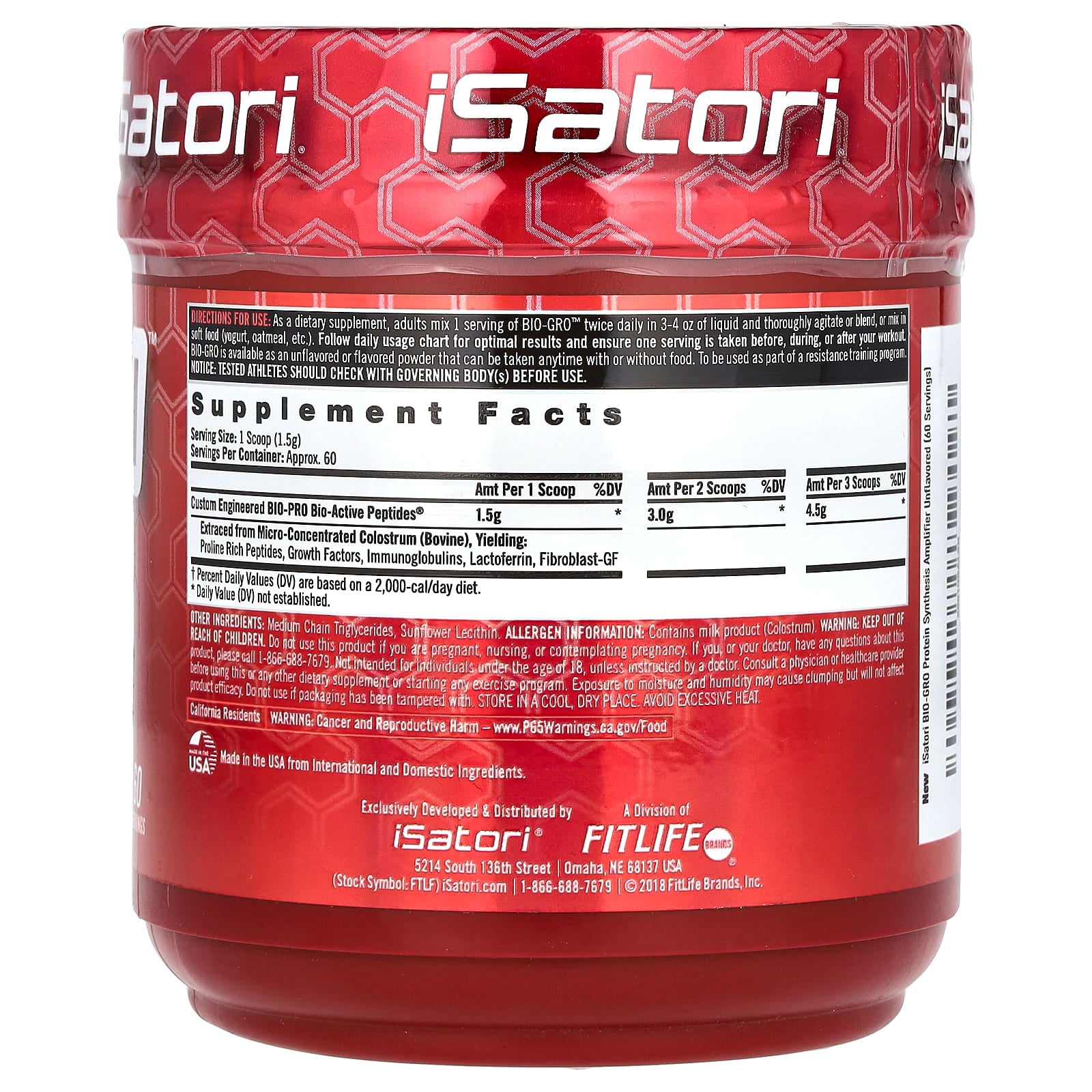 Amplify Muscle Growth with Isatori Bio-Gro Protein Synthesis Amplifier - Image 2
