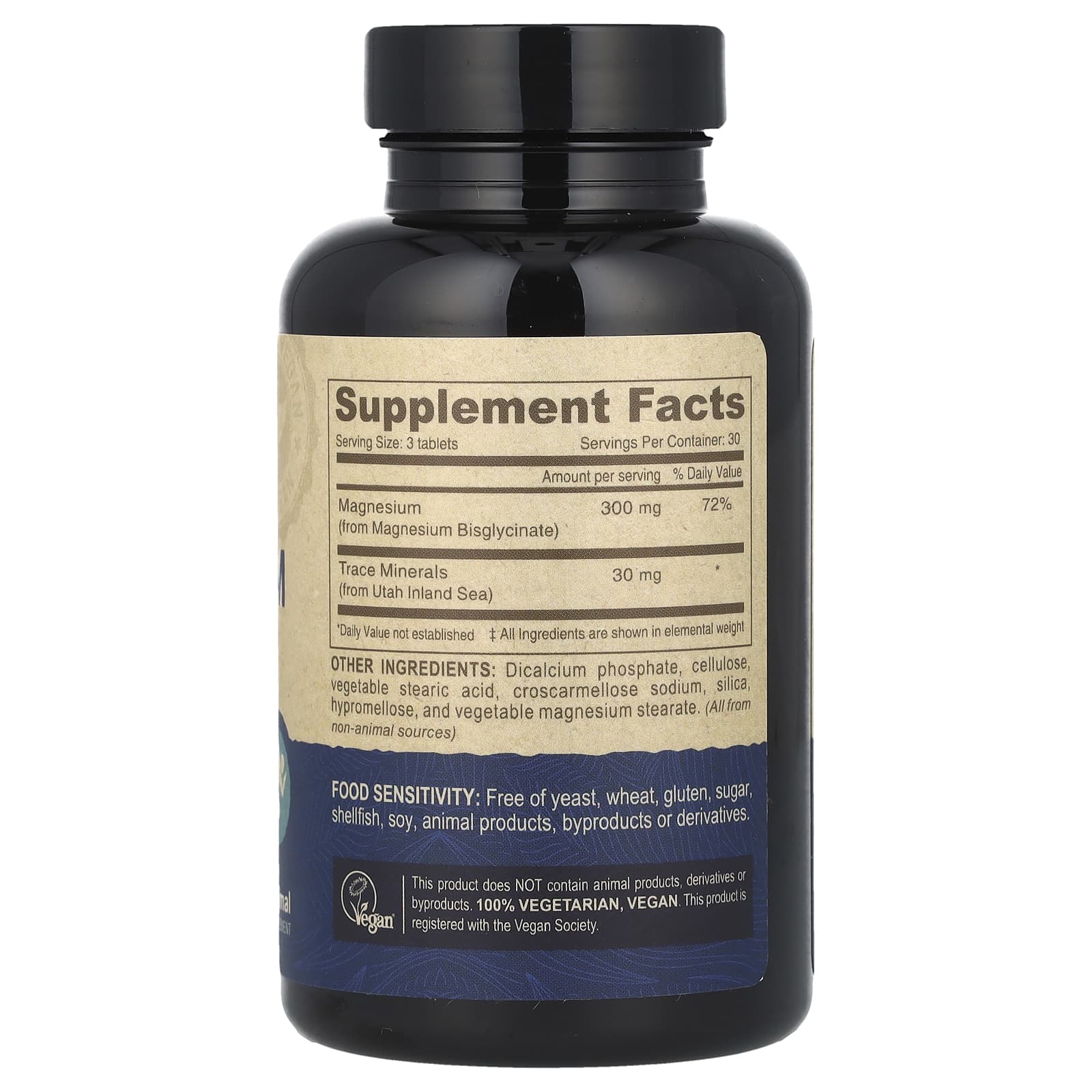 Vegan Magnesium Glycinate with Trace Minerals by Deva - Image 2