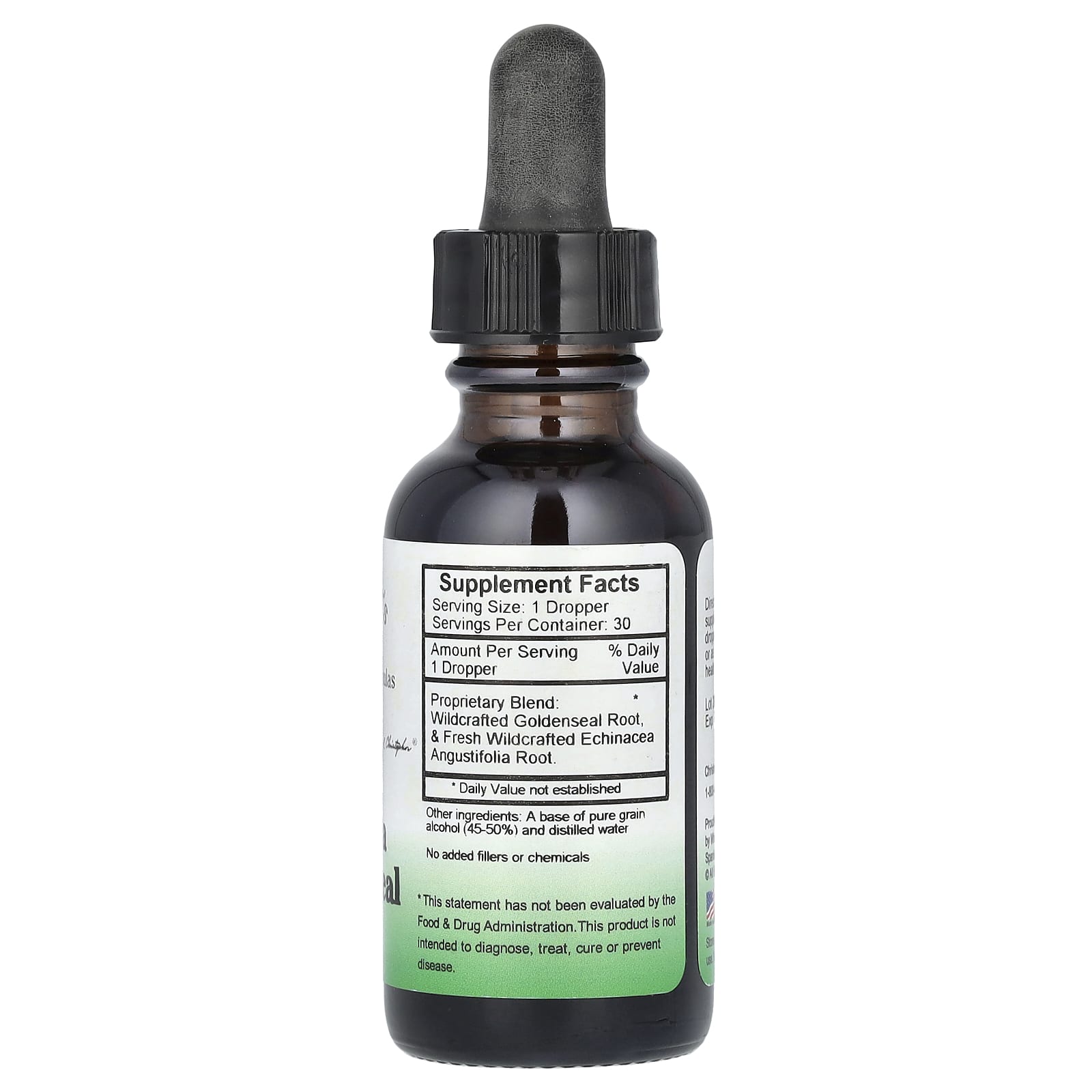 Echinacea & Goldenseal Extract for Immune System Support 1 fl oz - Image 2