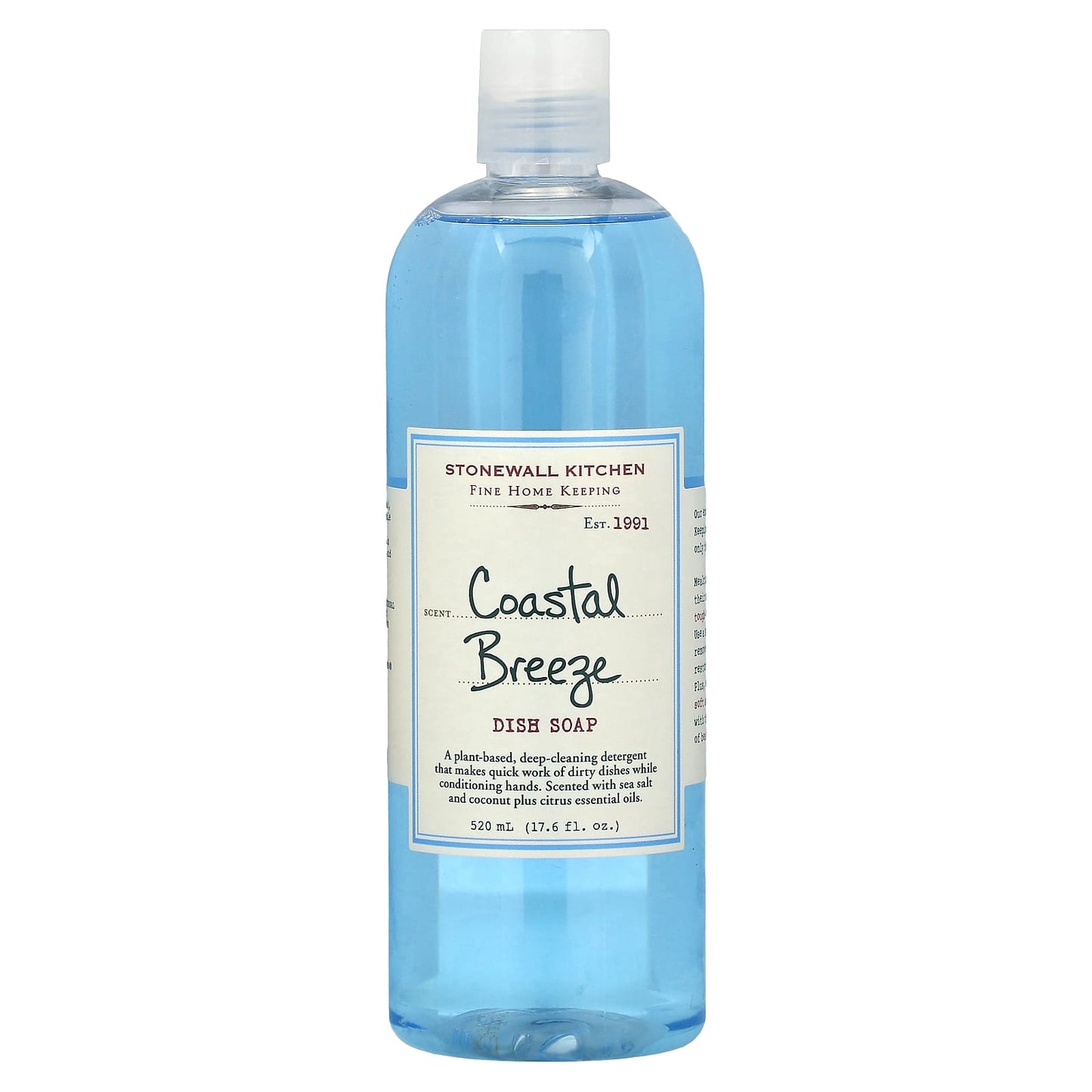 Stonewall Kitchen, Dish Soap, Coastal Breeze, 17.6 fl oz (520 ml) - Image 1