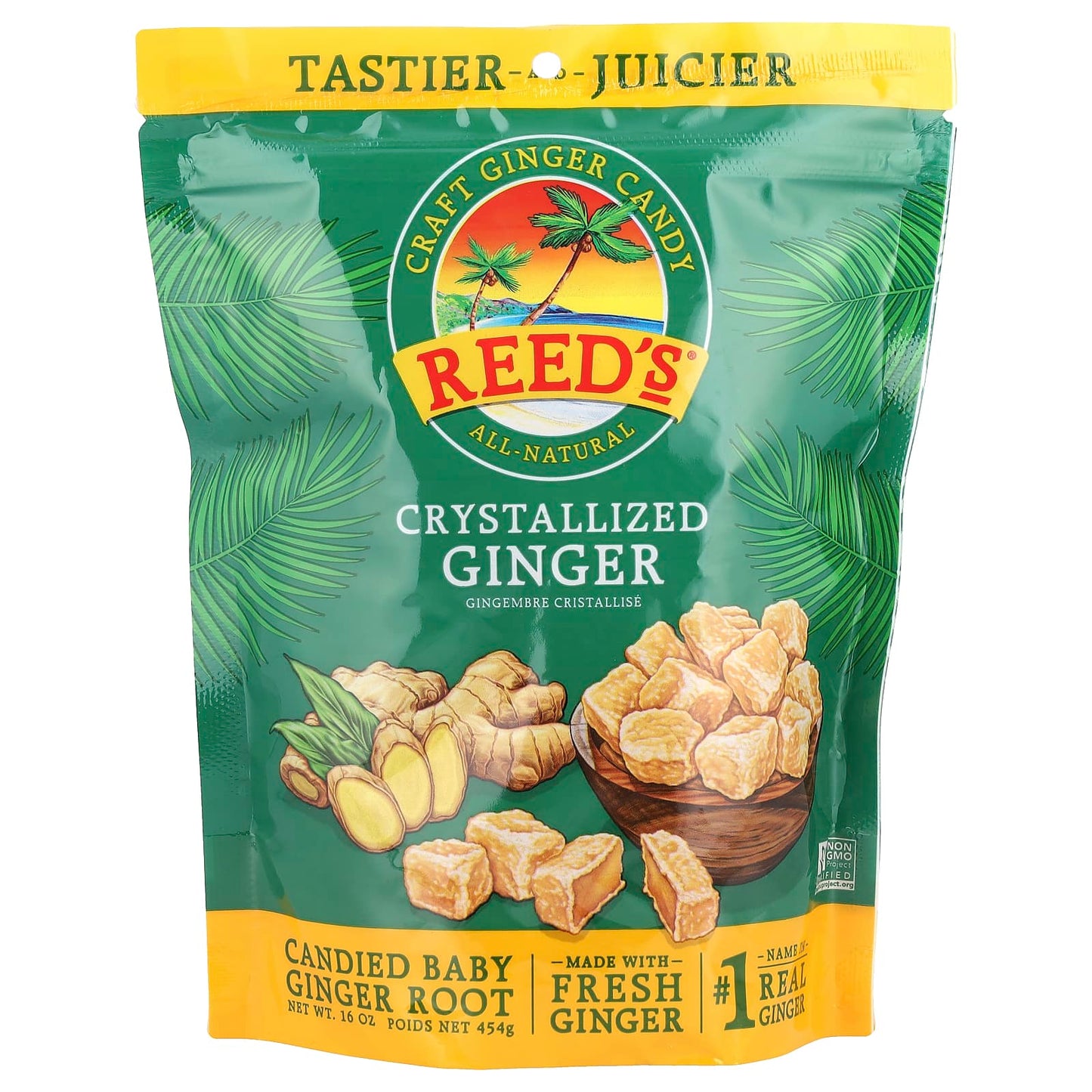 Reed's, Craft Ginger Candy, Crystallized Ginger, 16 oz (454 g) - Image 1