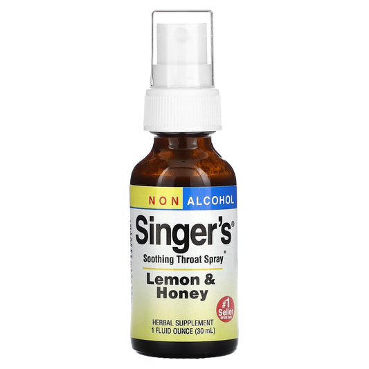 Natural Throat Soothing Spray - Lemon & Honey, Non-Alcohol, Gluten-Free - Image 1