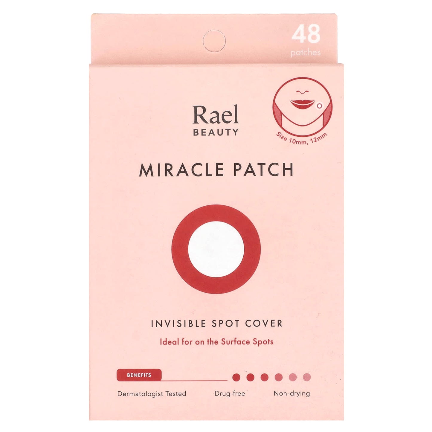 Rael, Miracle Patch, Invisible Spot Cover, 48 Patches - Image 1