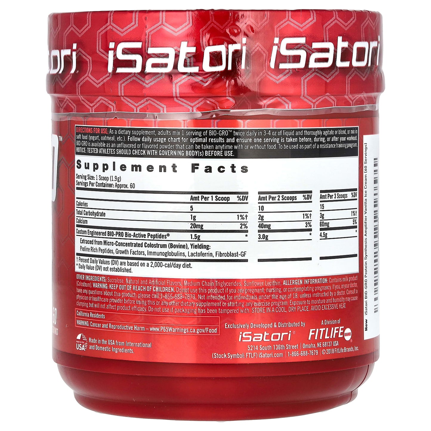 Isatori Bio-Gro Protein Synthesis Amplifier, 4.02 oz - Image 2