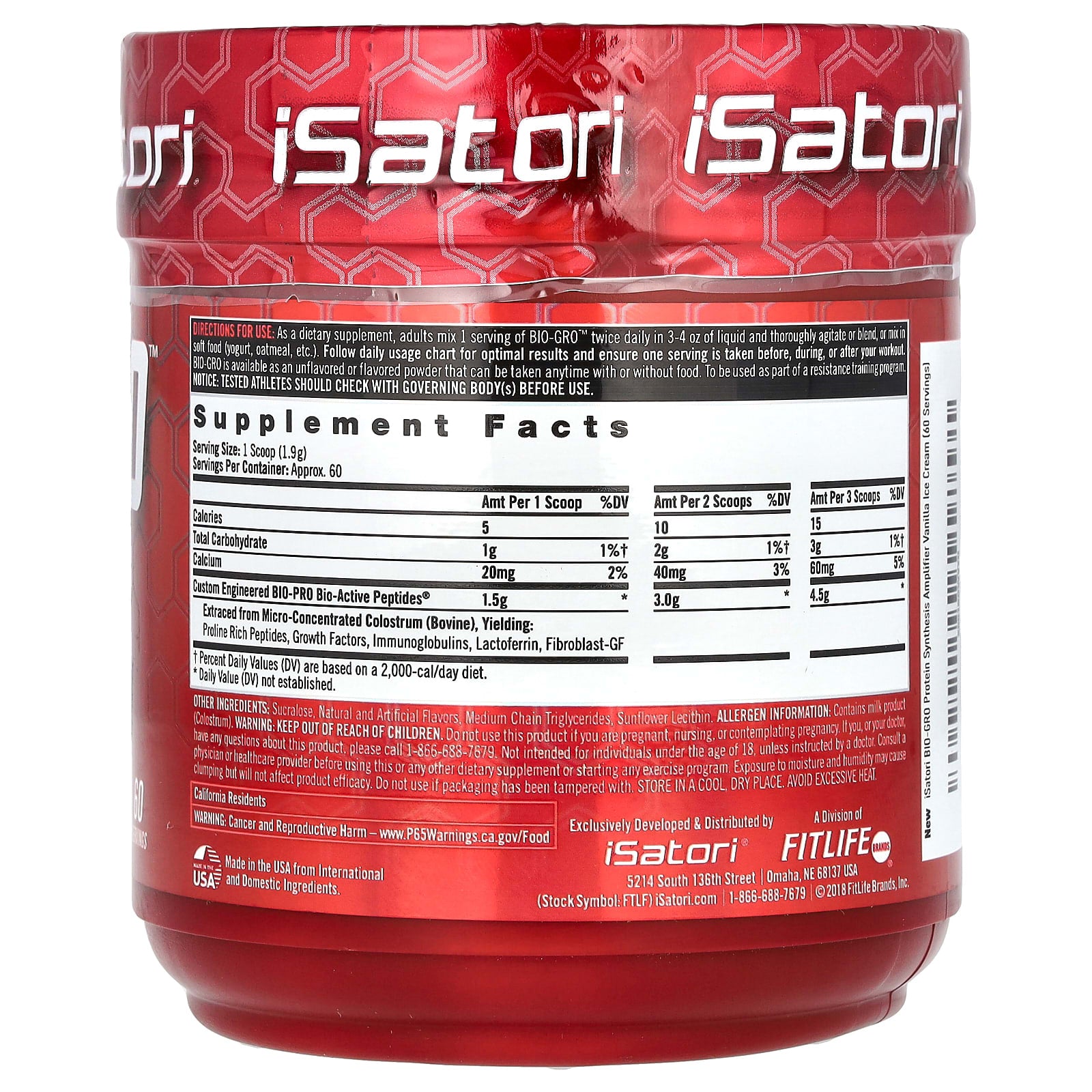 Isatori Bio-Gro Protein Synthesis Amplifier, 4.02 oz - Image 2