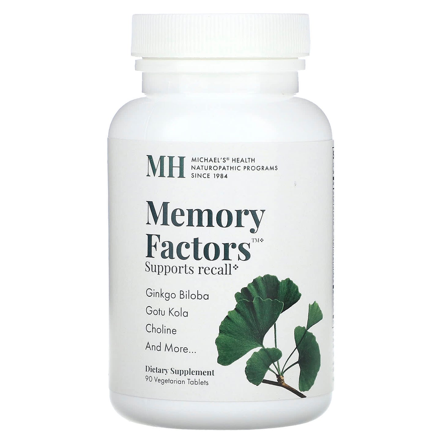 Michael's Health, Memory Factors, 90 Vegetarian Tablets - Image 1