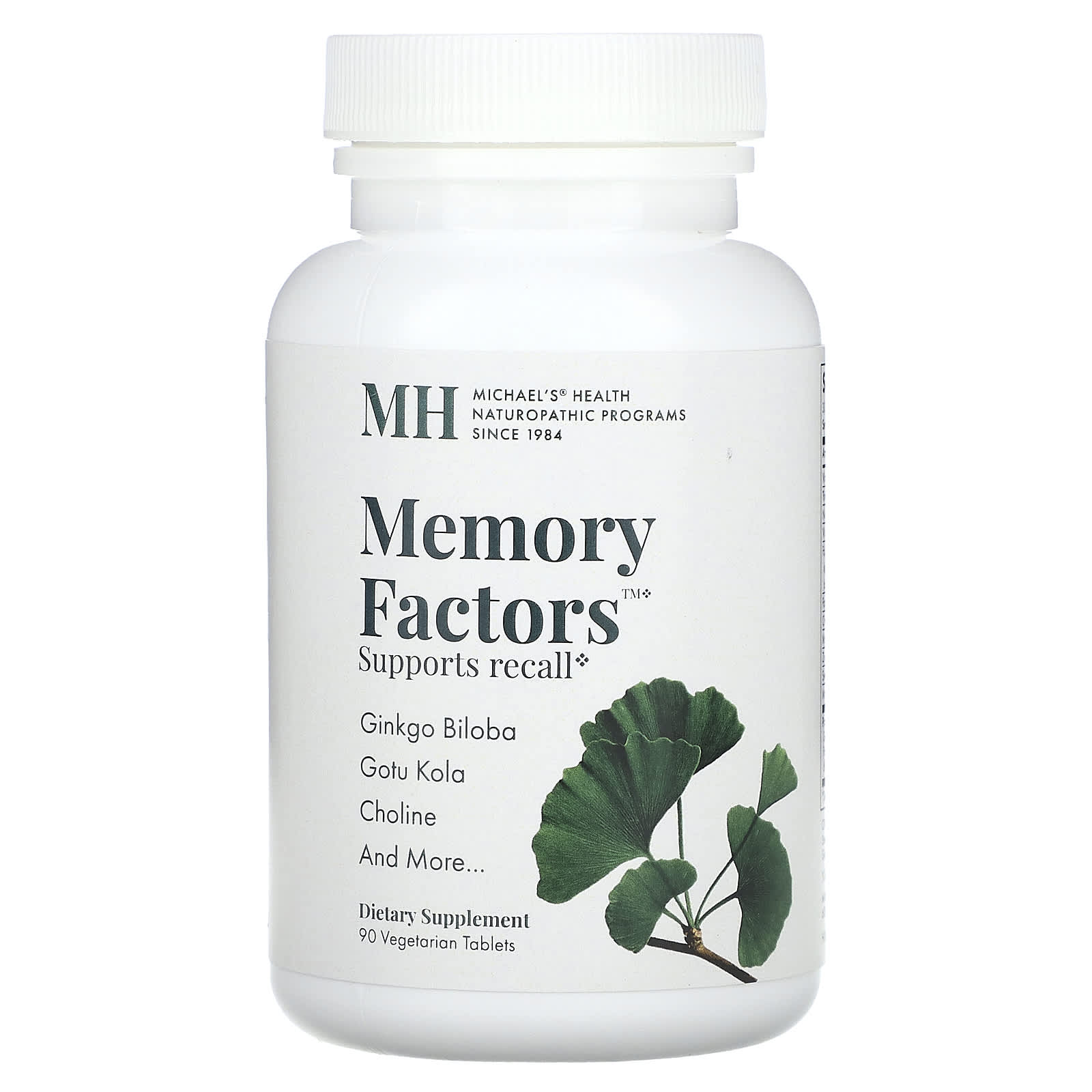 Michael's Health, Memory Factors, 90 Vegetarian Tablets - Image 1