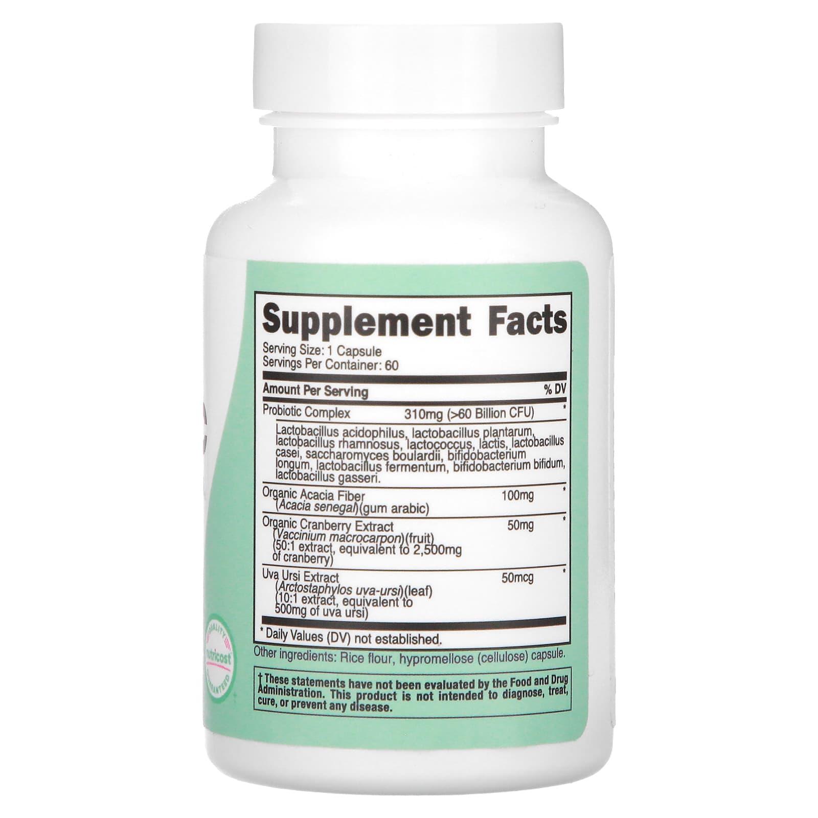 Nutricost, Women, Probiotic , >60 Billion CFU, 60 Capsules - Image 2