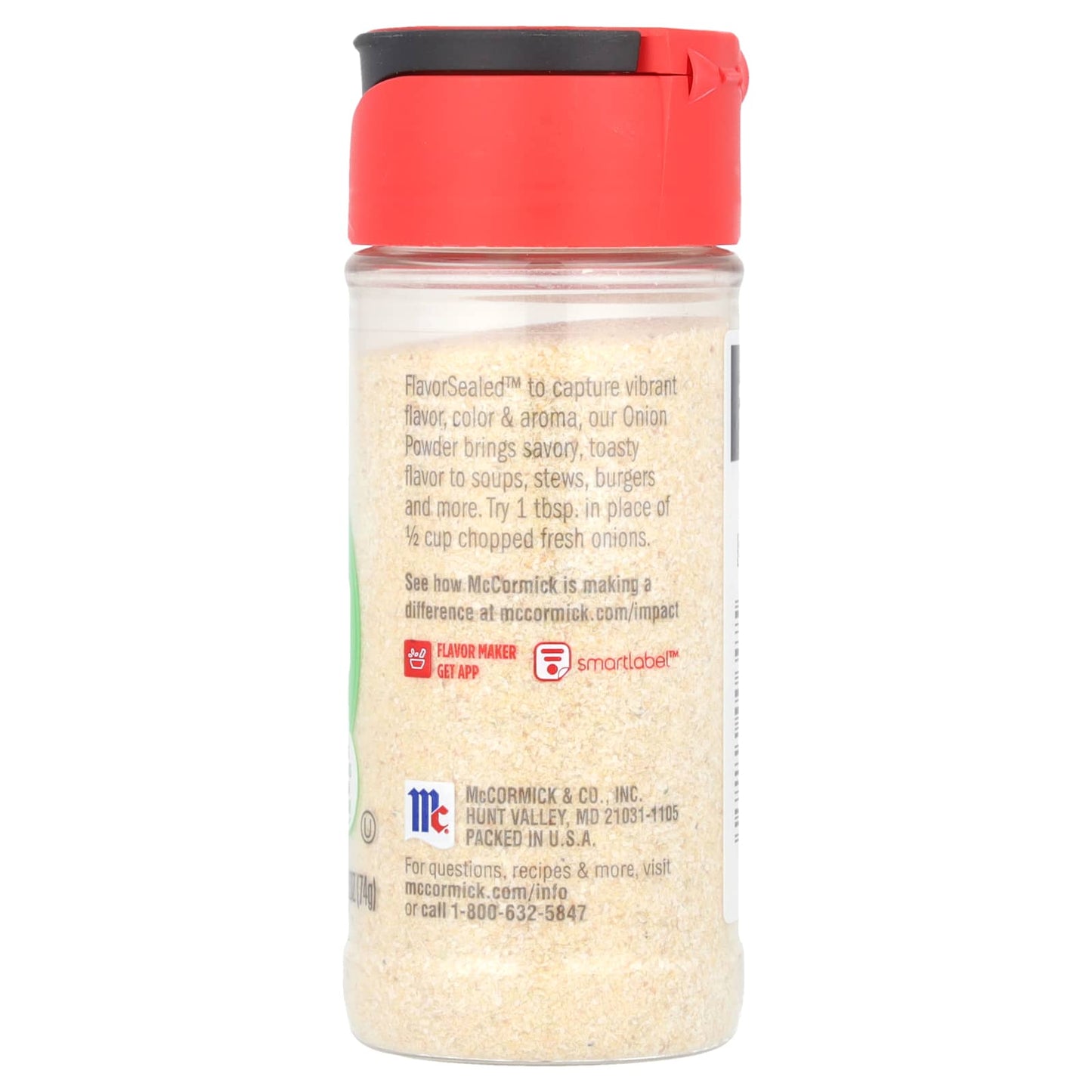 McCormick, Onion Powder, 2.62 oz (74 g) - Image 2