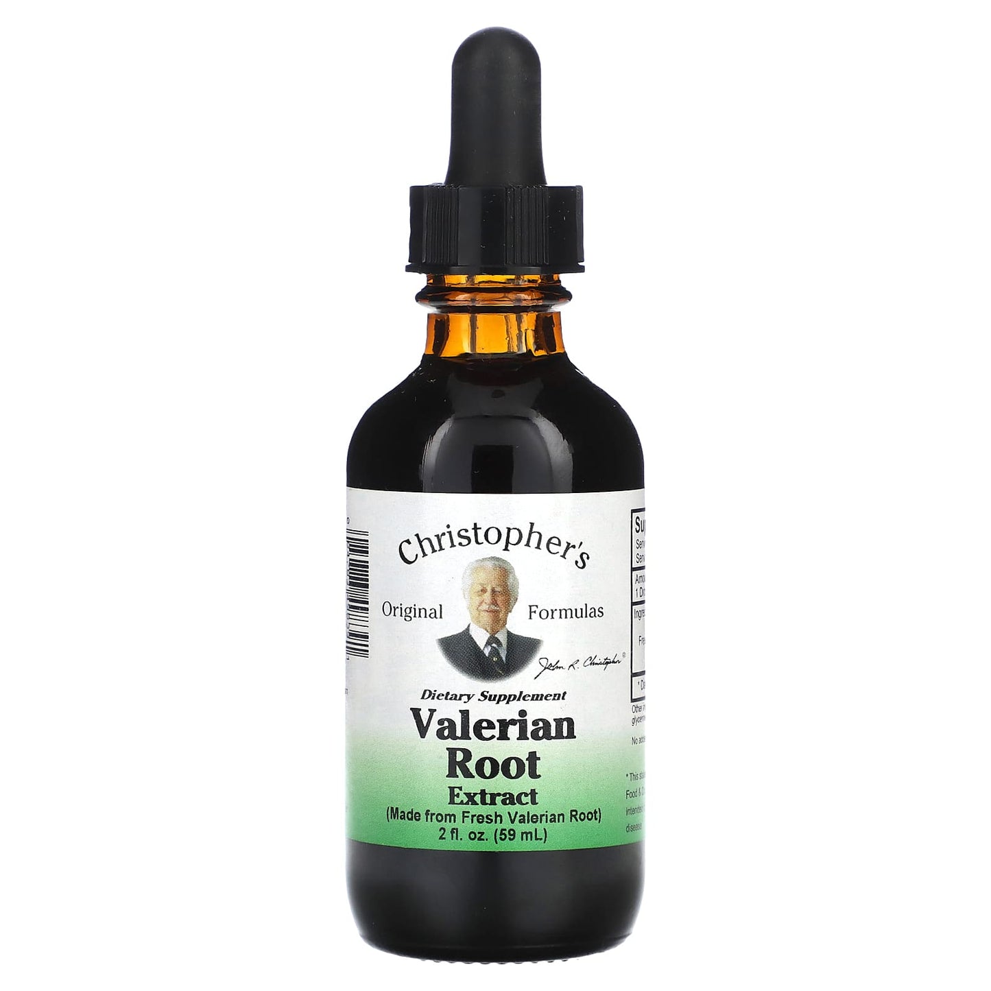 Valerian Root Extract Supplement by Christopher's Original Formulas, 2 fl oz - Image 1