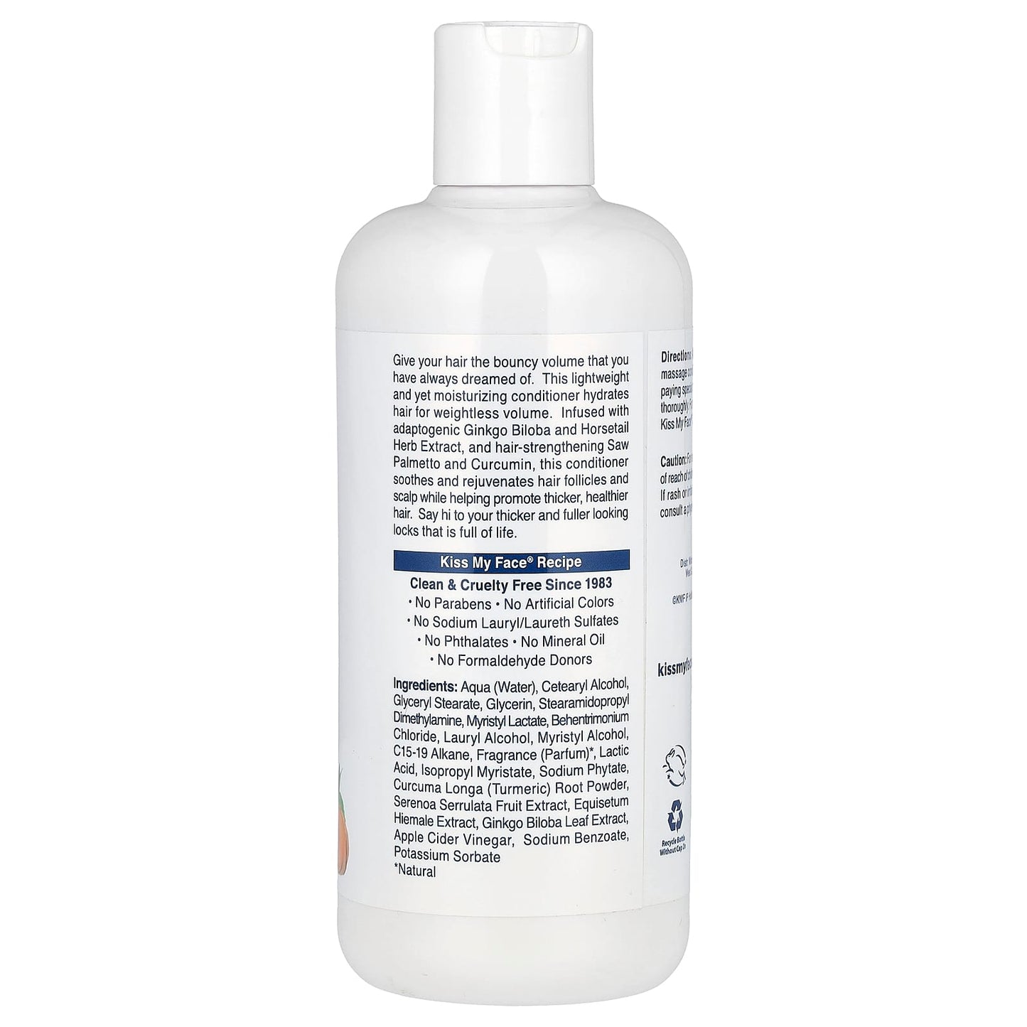 Kiss My Face, Thick & Full Conditioner, For Fine Thinning Hair, 16 fl oz (473 ml) - Image 2