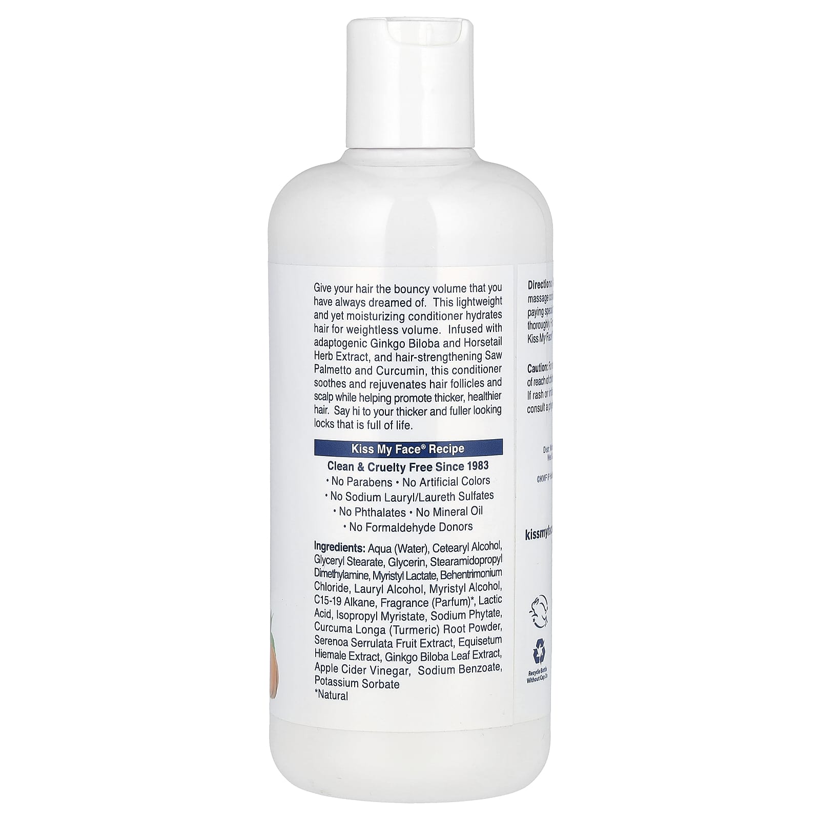 Kiss My Face, Thick & Full Conditioner, For Fine Thinning Hair, 16 fl oz (473 ml) - Image 2