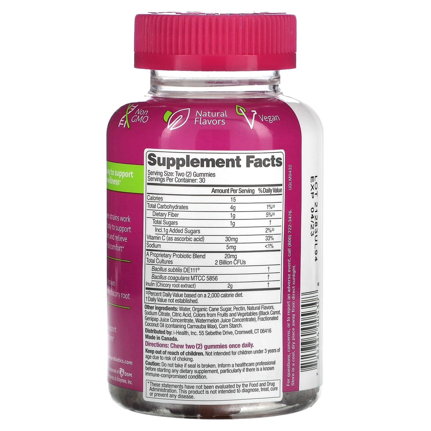 up4, Probiotics Gummies, Mixed Berry, 60 Gummies - Image 2