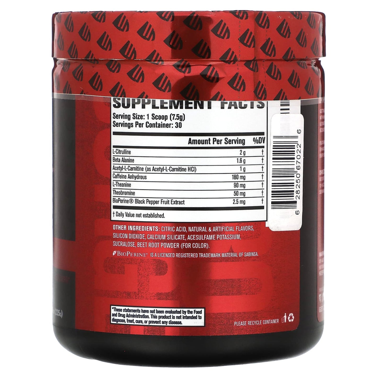 Jacked Factory Nitro Surge Shred Thermogenic Pre-Workout Powder - Image 2
