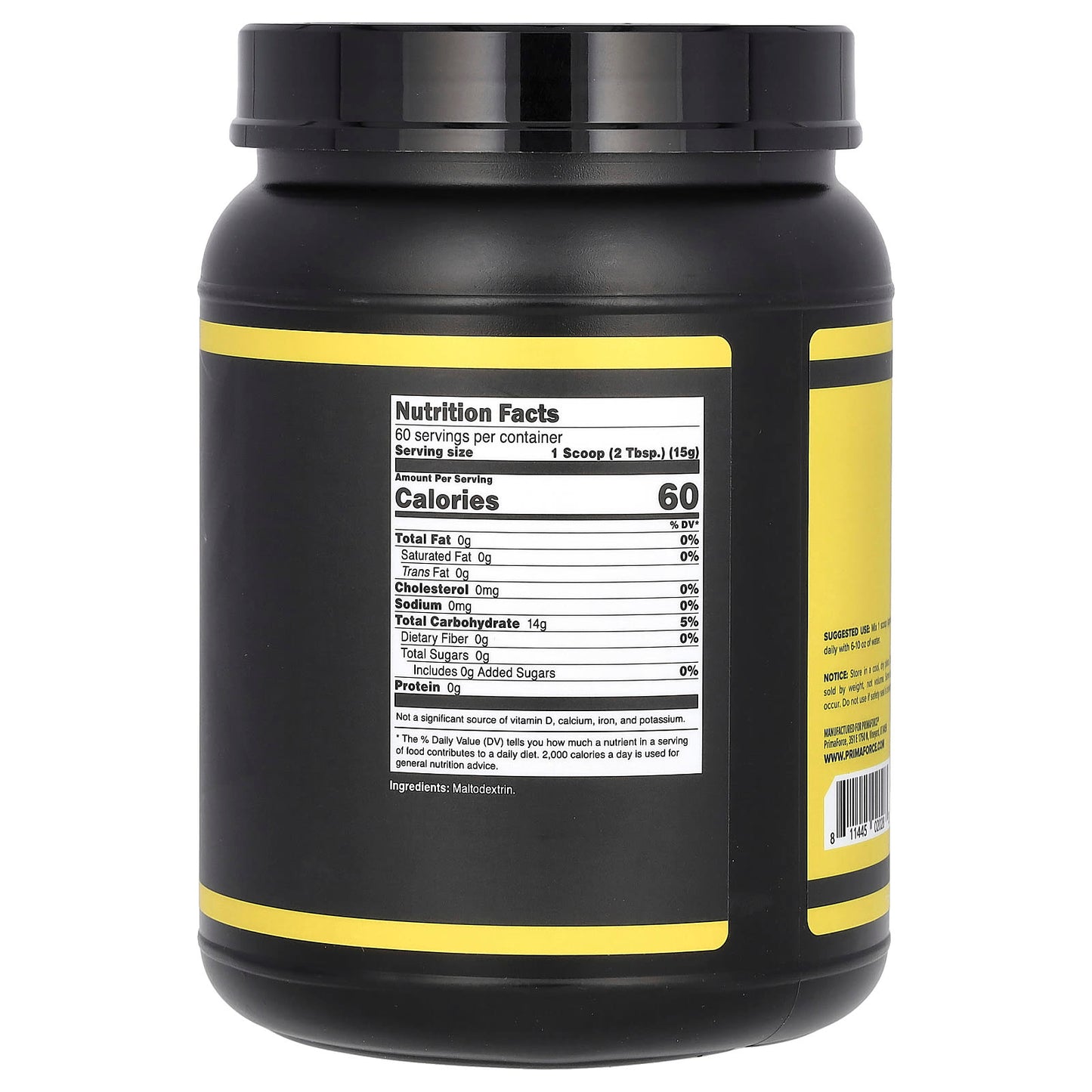 Primaforce, Maltodextrin, Unflavored, 2 lb (907 g) - Image 2