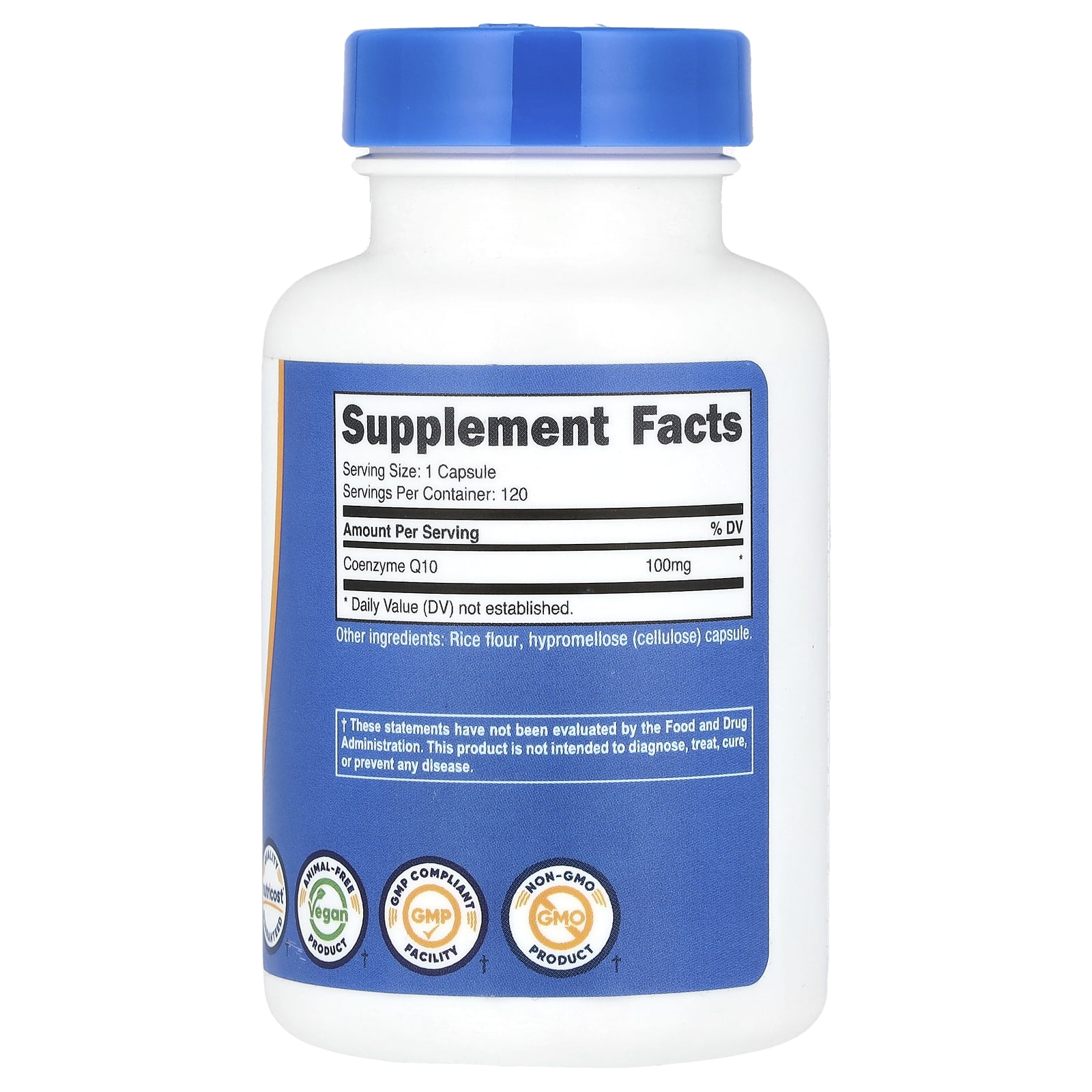 Nutricost, CoQ10, 100 mg, 120 Capsules - Image 2