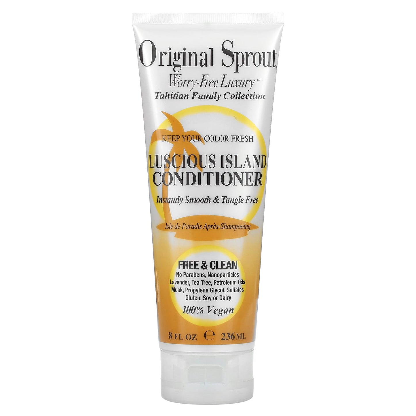 Original Sprout, Luscious Island Conditioner, For All Hair Types, 8 fl oz (236 ml) - Image 1