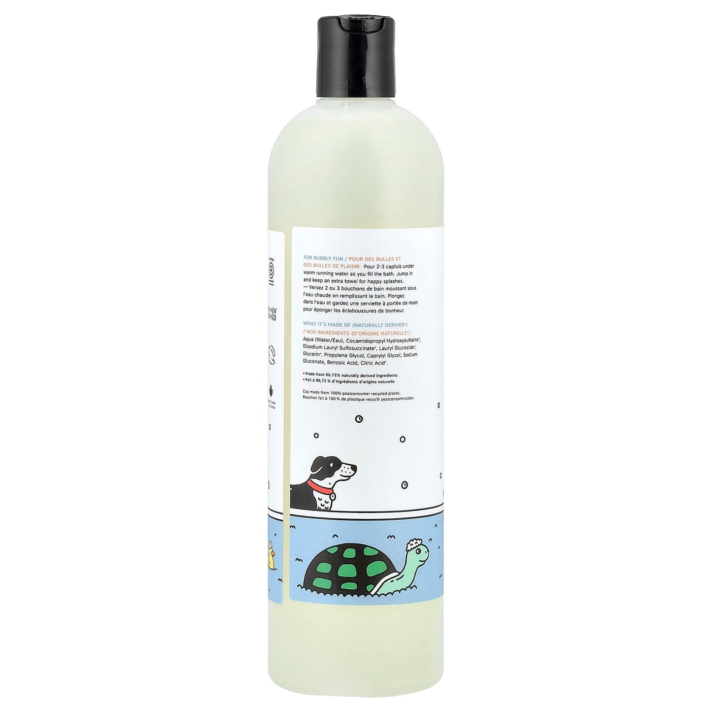 The Unscented Company, Kids, Big Bubble Bath, Fragrance Free, 16.9 fl oz (500 ml) - Image 2