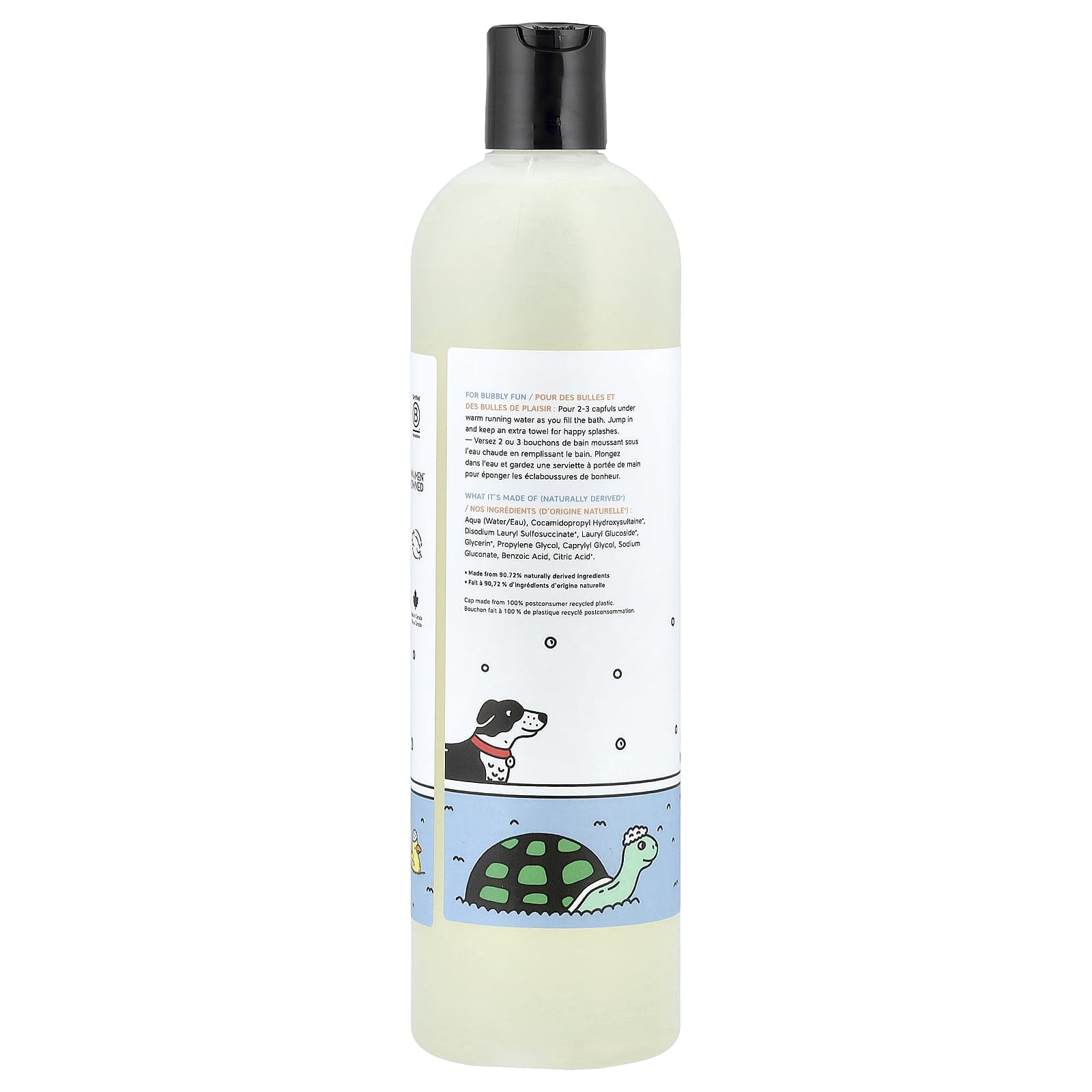 The Unscented Company, Kids, Big Bubble Bath, Fragrance Free, 16.9 fl oz (500 ml) - Image 2
