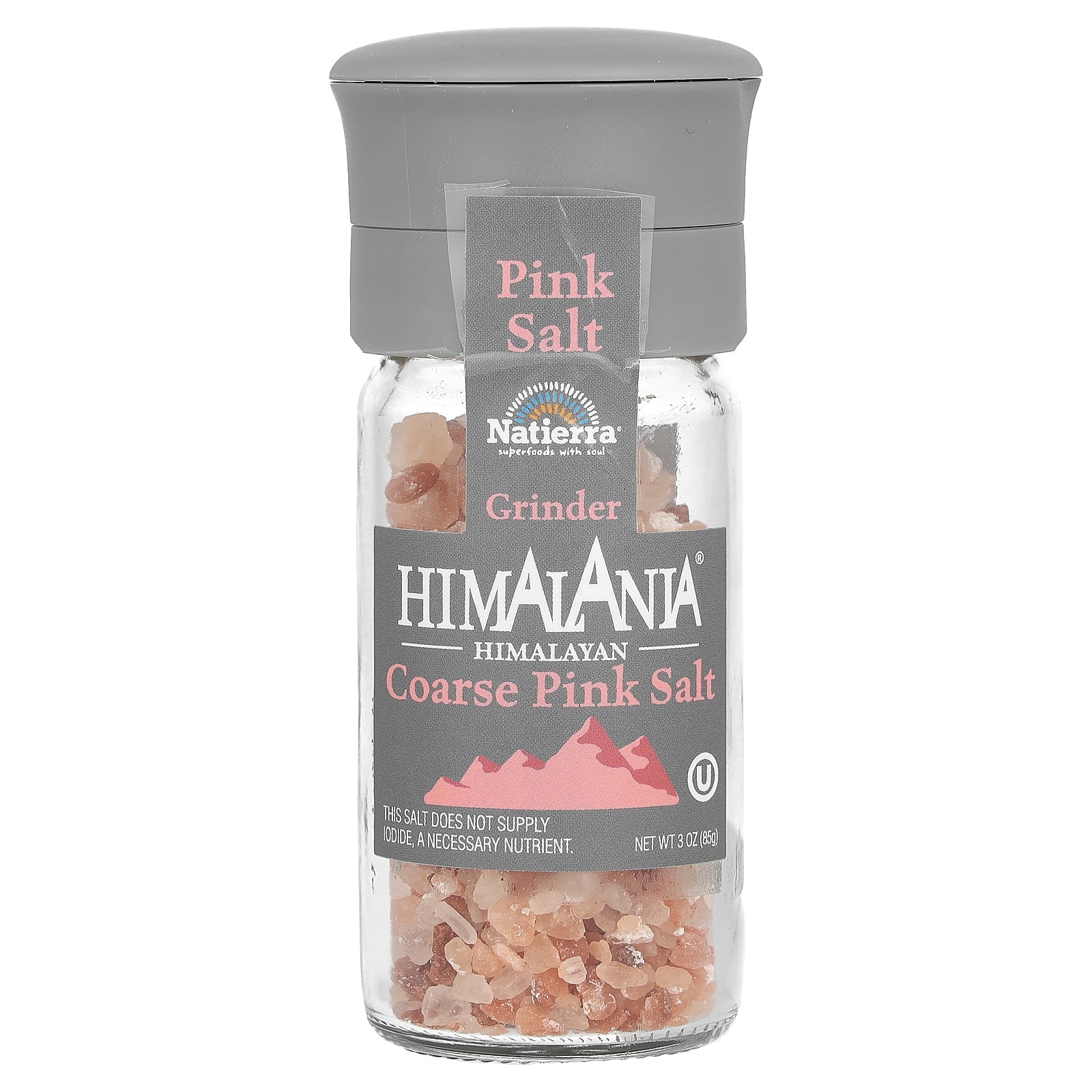 Himalayan Pink Salt with Grinder - Nourish Your Flavors - Image 1