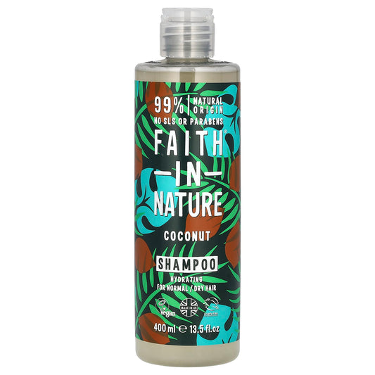 Natural Shampoo for Normal & Dry Hair - Coconut Oil, 99% Natural - Image 1