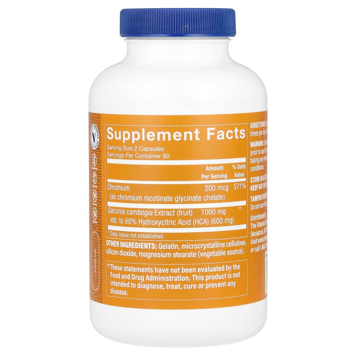 The Vitamin Shoppe, Garcinia Cambogia Extract, 180 Capsules - Image 2