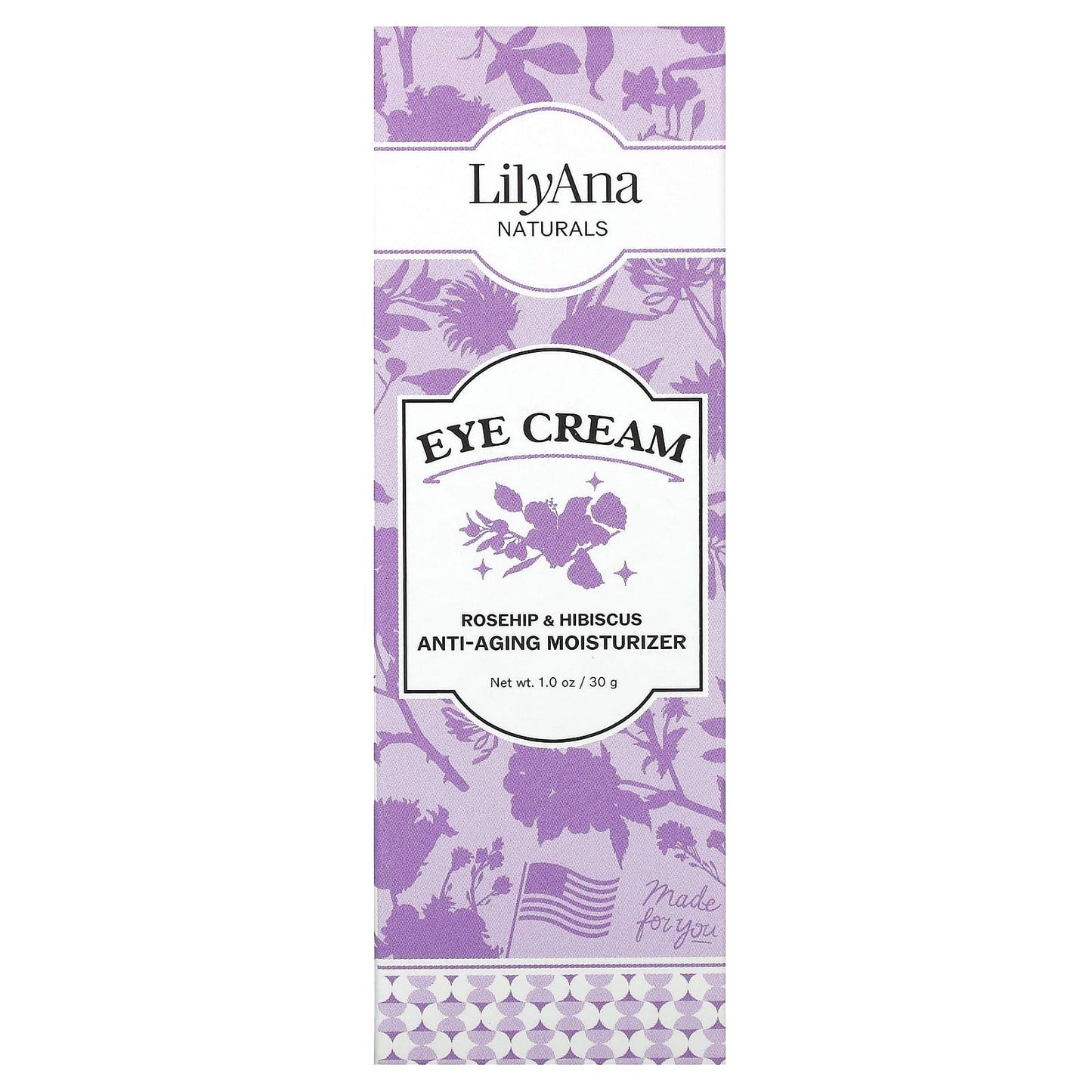 Lilyana Naturals, Eye Cream, Rosehip & Hibiscus, 1 oz (30 g) - Image 2